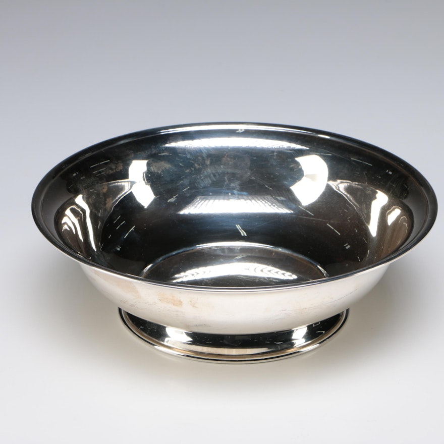 M. Fred Hirsch Co. Sterling Silver Serving Bowl, c. 1920-1945