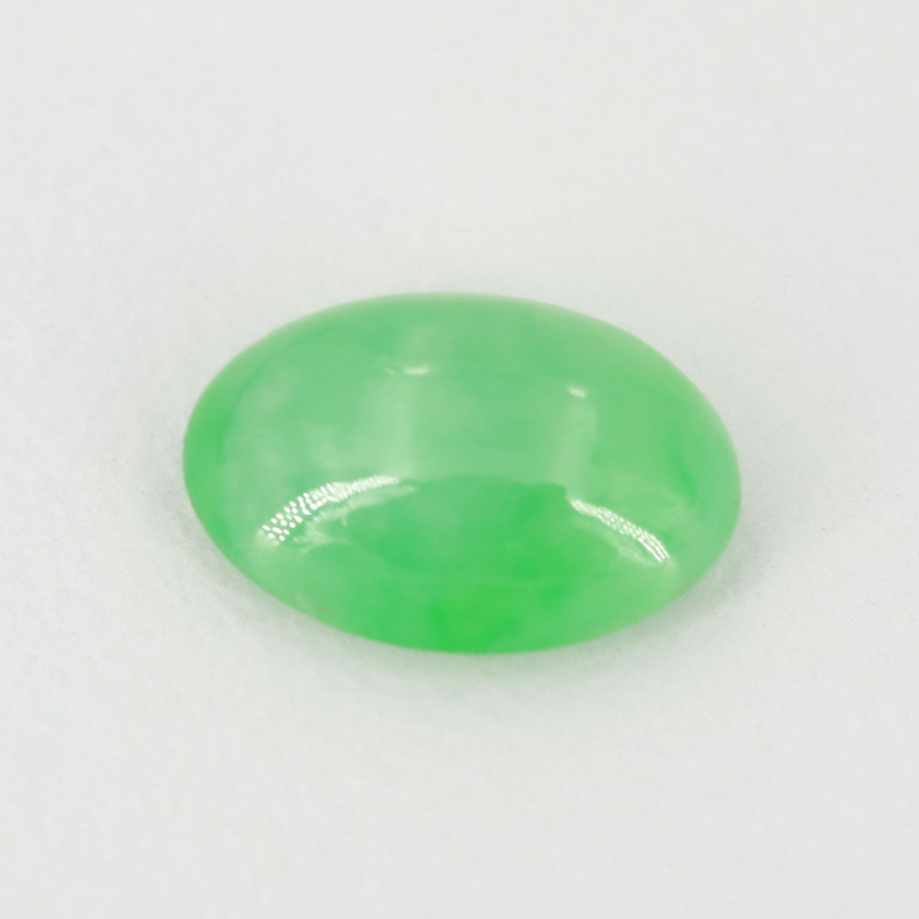 Loose Oval 1.56 CT Jadeite Cabochon