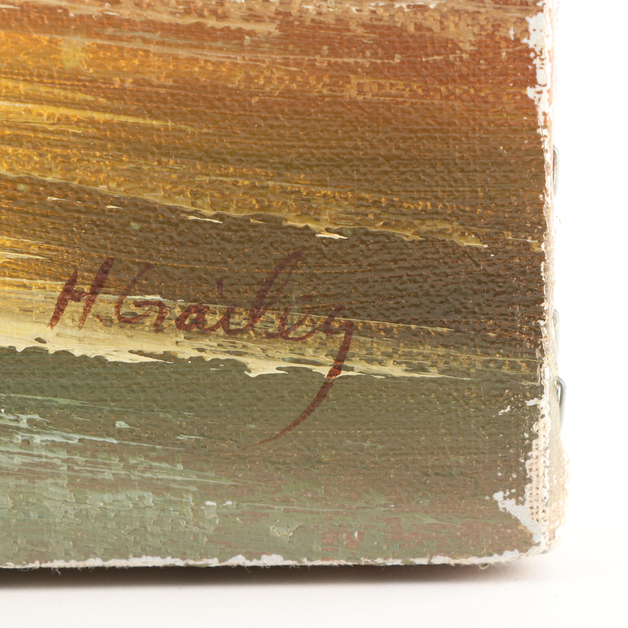 Gregorio and M. Gailey Seascape Oil Paintings