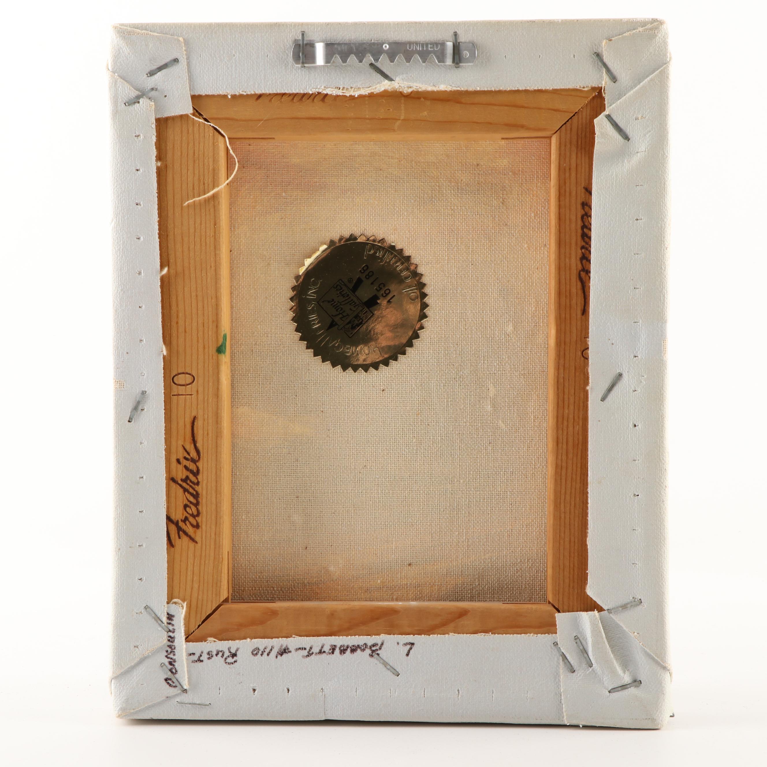 Gregorio and M. Gailey Seascape Oil Paintings