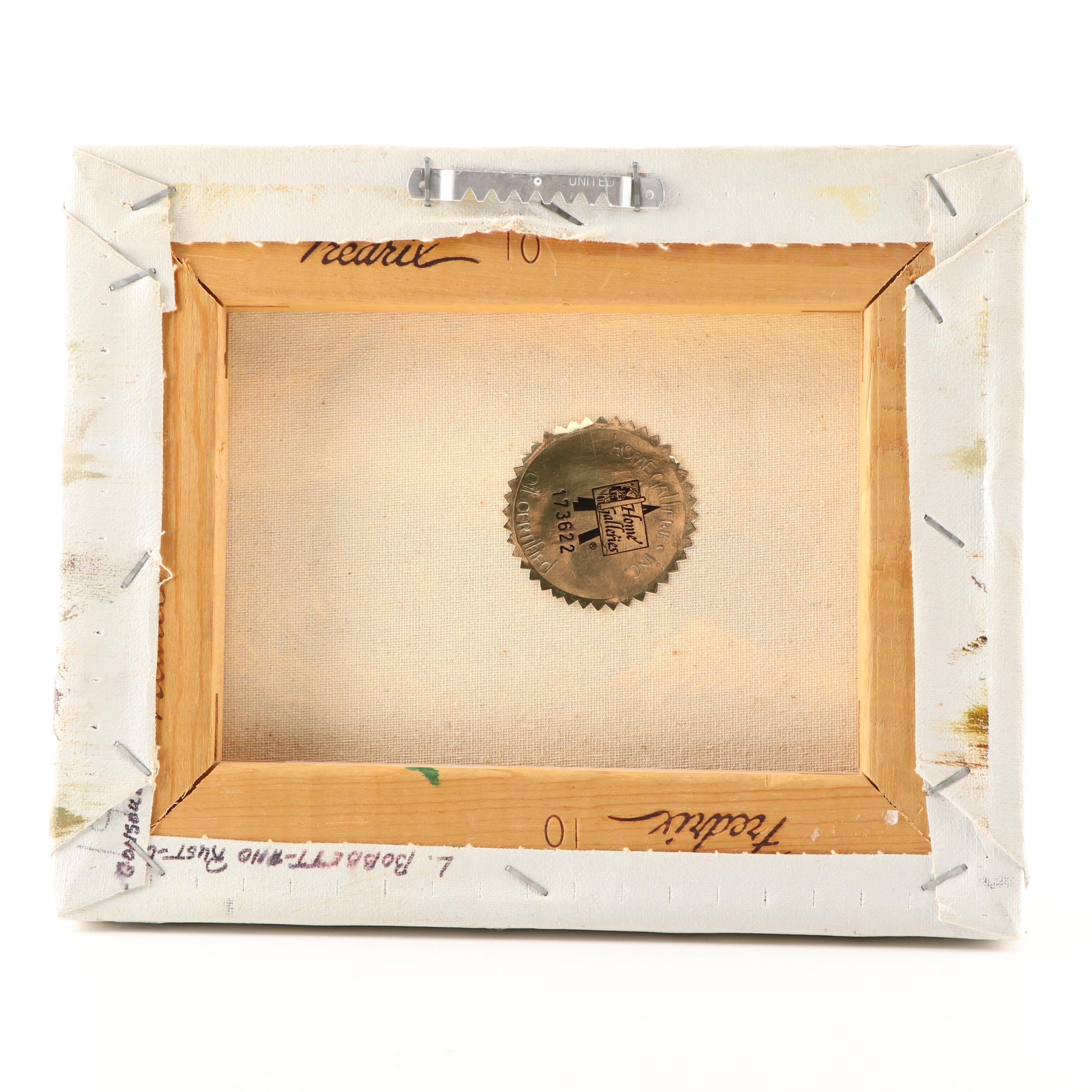 Gregorio and M. Gailey Seascape Oil Paintings