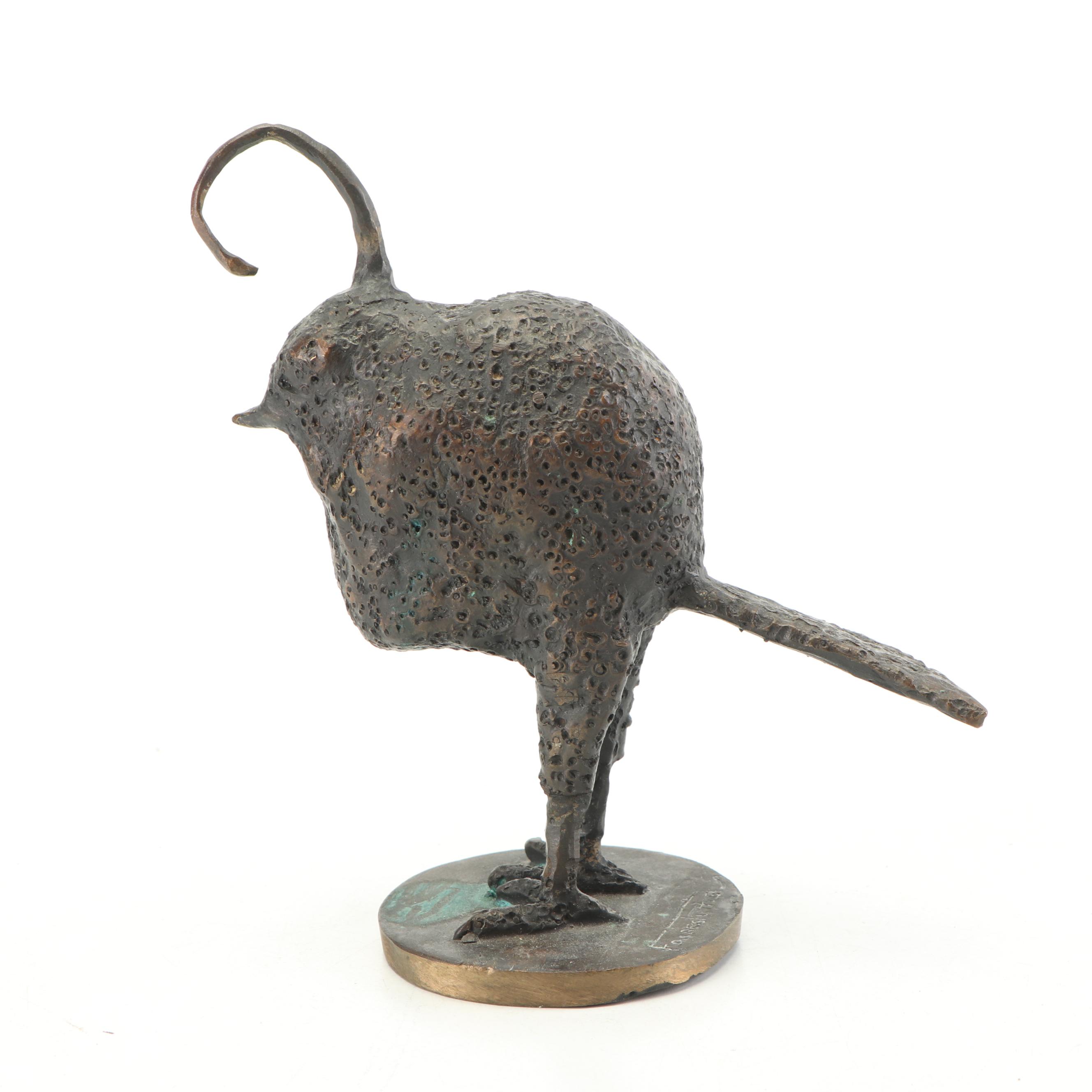 Forrest Tuttle Bronze Sculpture "The Troon Bird"