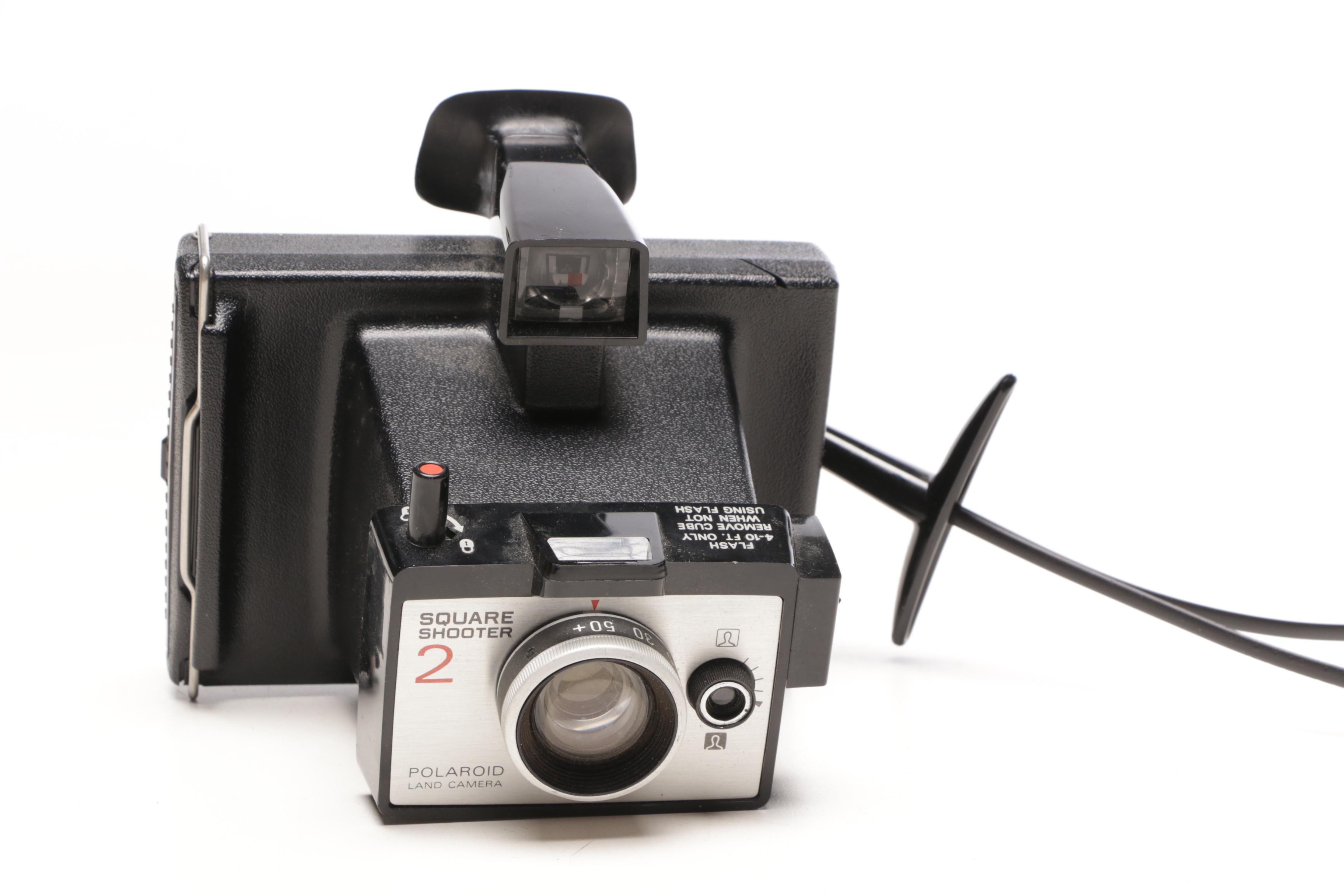 Polaroid Square Shooter 2 and Vintage Camera Cases