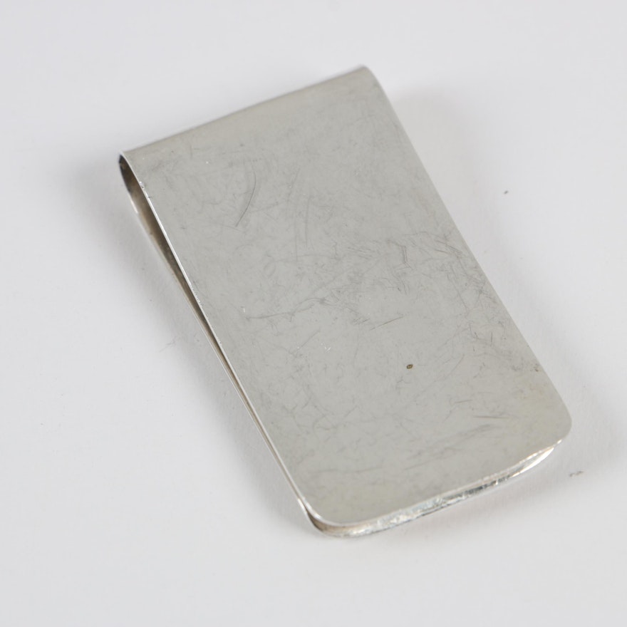 Mexican Sterling Silver Money Clip