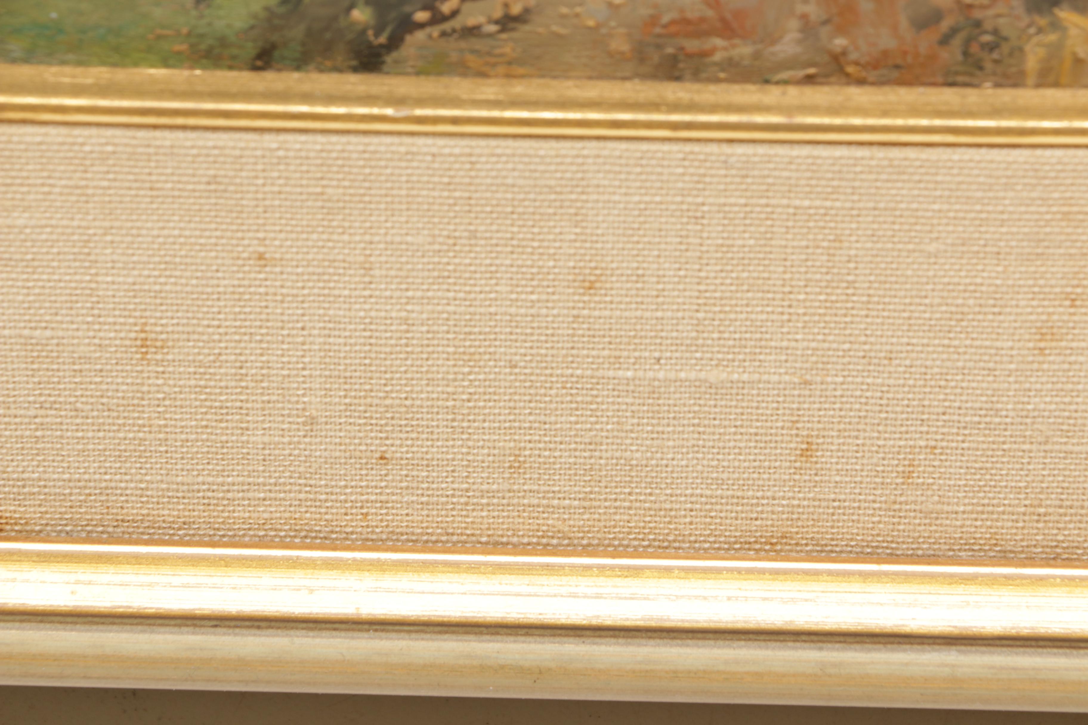 Mario Maresca Oil Painting of Street Scene