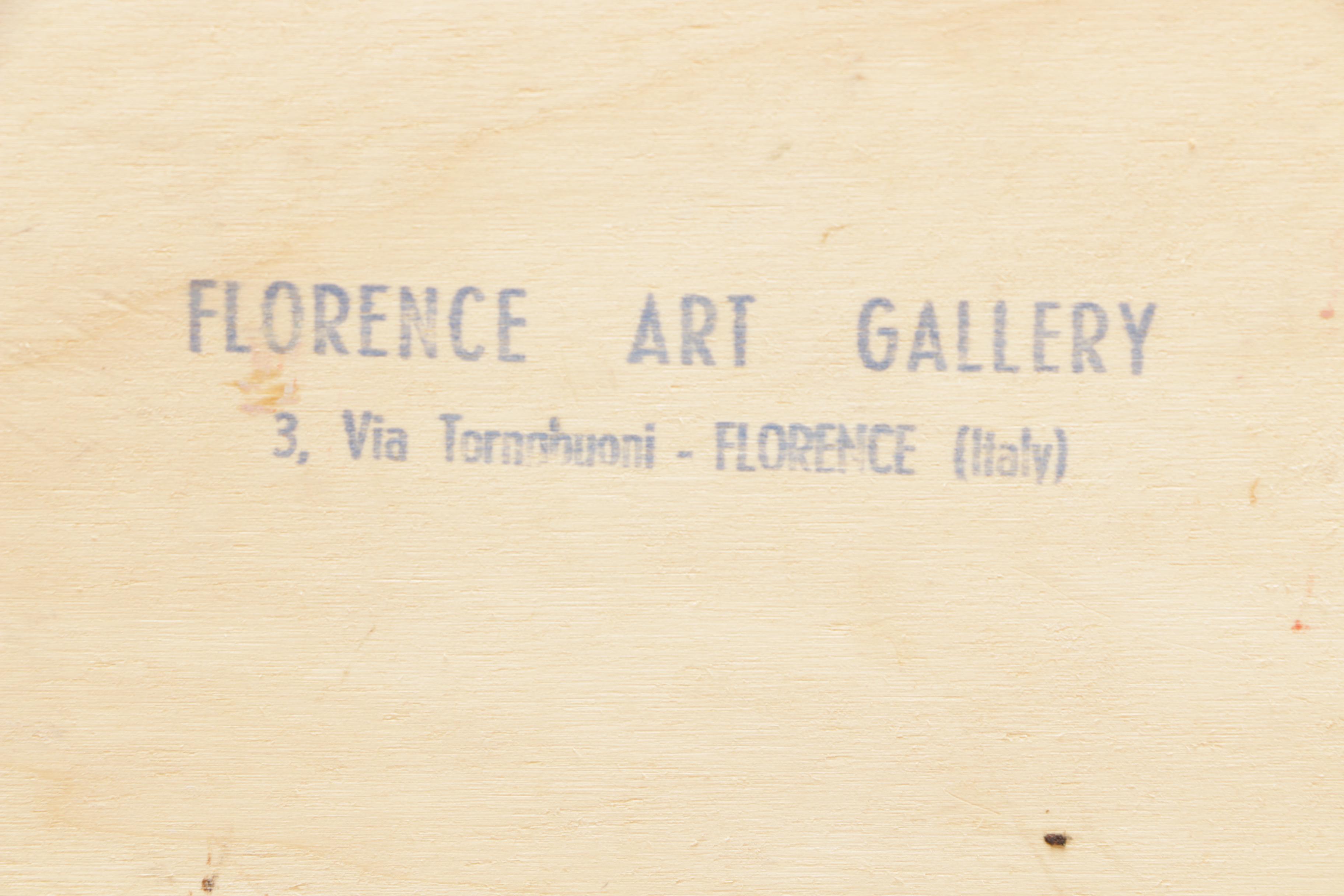 Mario Maresca Oil Painting of Street Scene