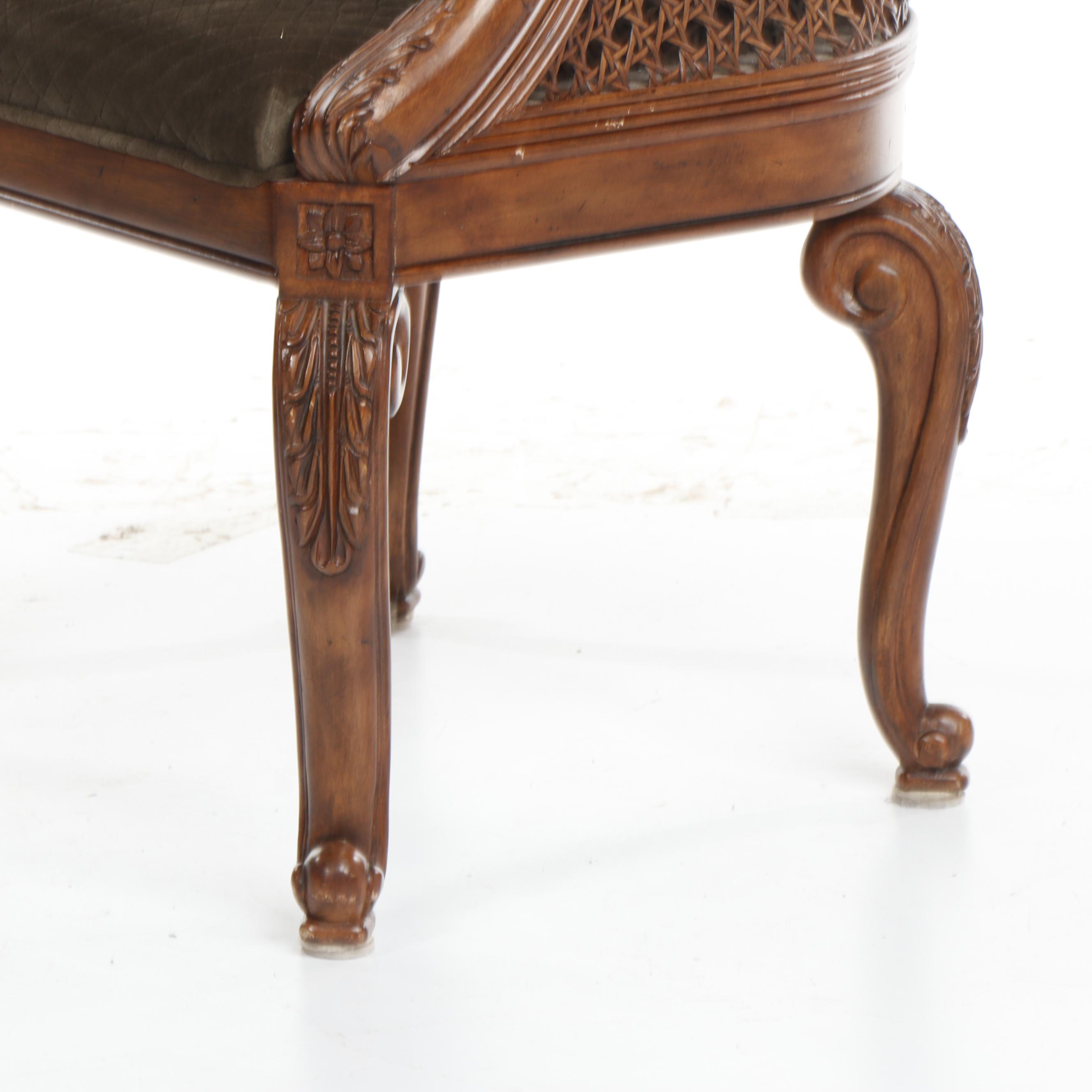 Drexel Heritage "Palm Court" Cane Back Side Chair