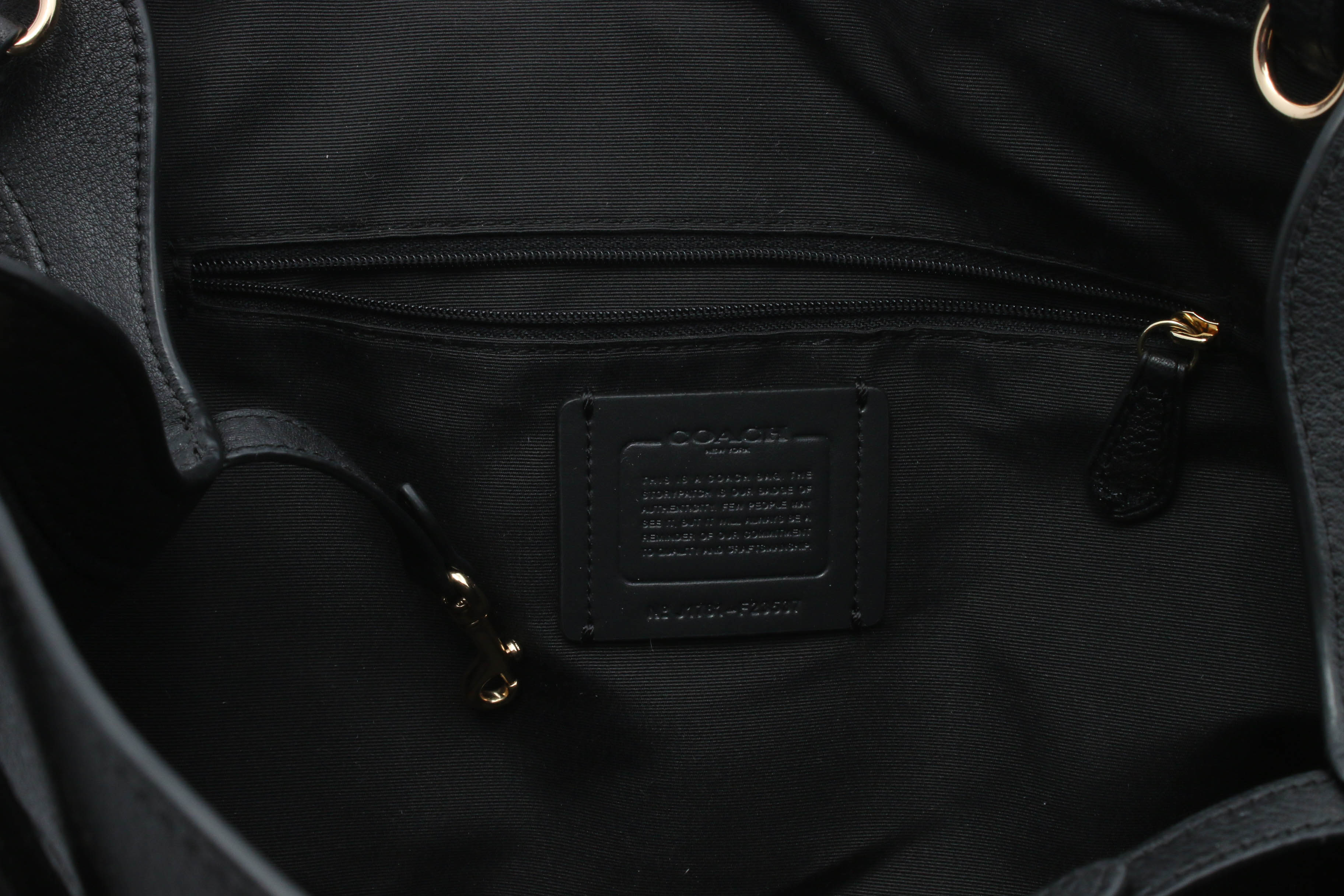 Coach Small Lexy Black Pebbled Leather Shoulder Bag with Crossbody Strap