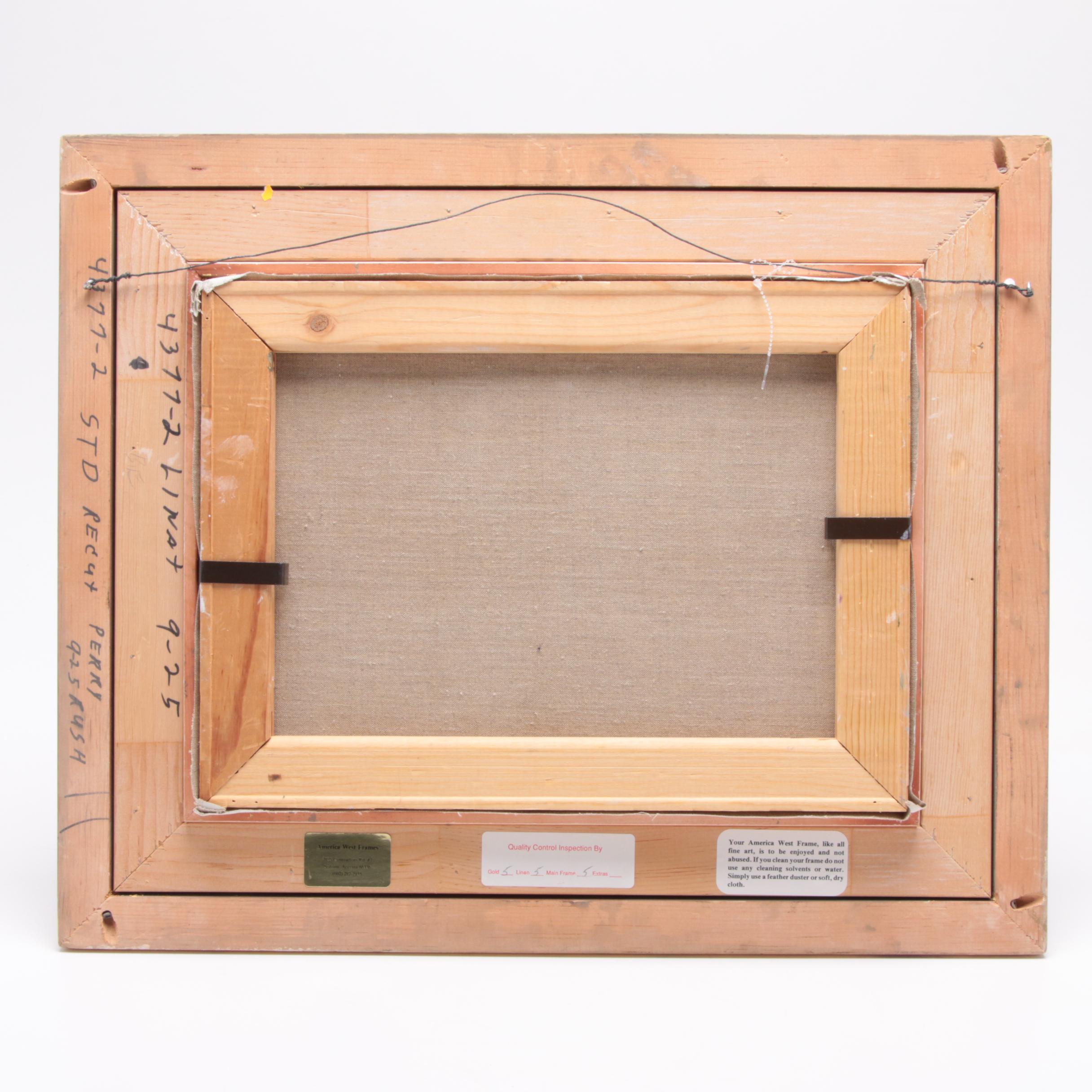 Jean J. Perry Oil Painting of Landscape