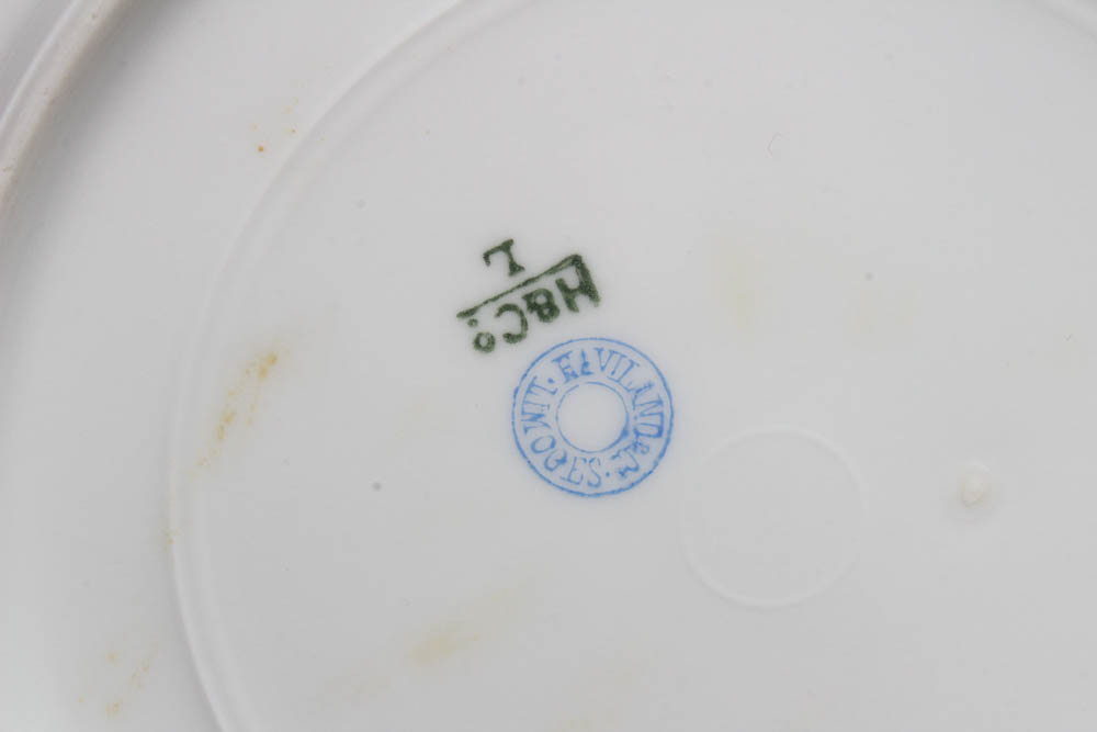 Gilt and White Dinnerware and Serveware Featuring Vista Alegre, Weimar, Haviland