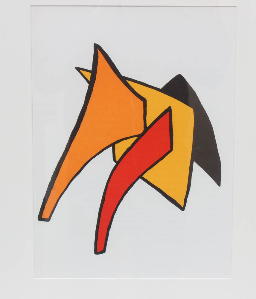 Alexander Calder Color Lithograph for "Derrière le Miroir"
