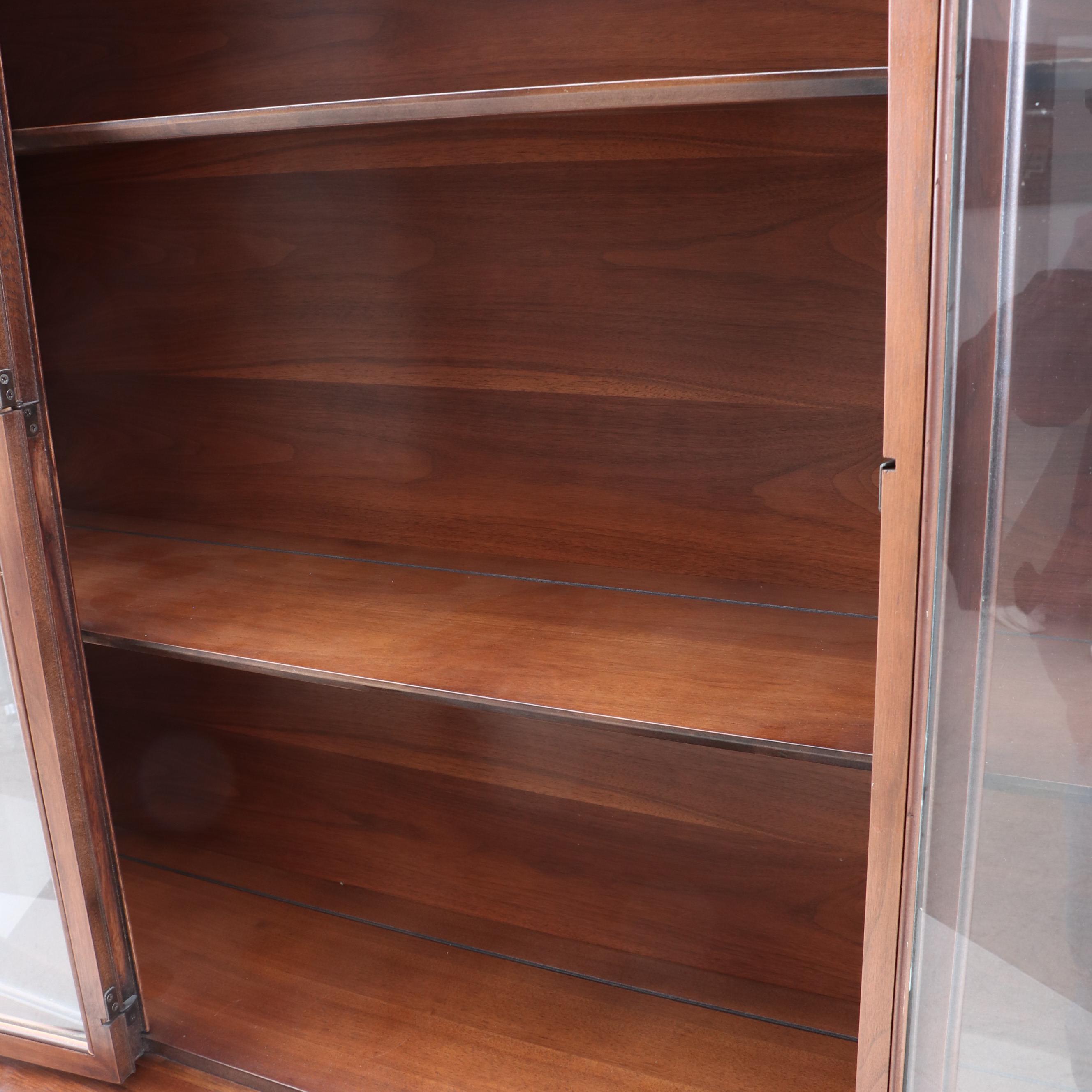 Mid Century Modern Broyhill "Emphasis" Walnut China Cabinet