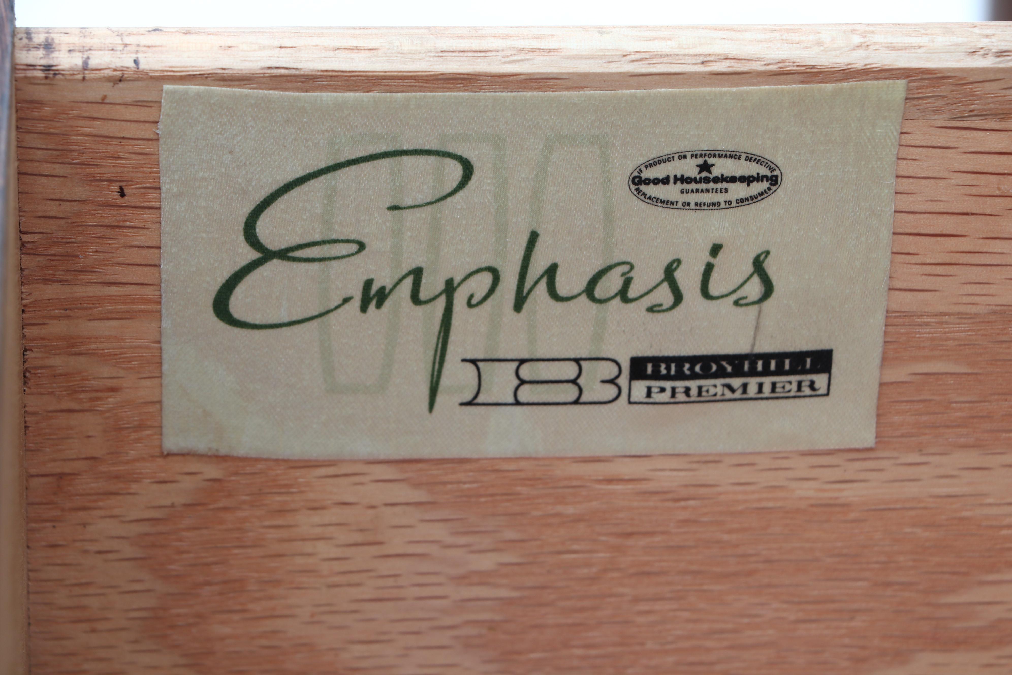 Mid Century Modern Broyhill "Emphasis" Walnut China Cabinet