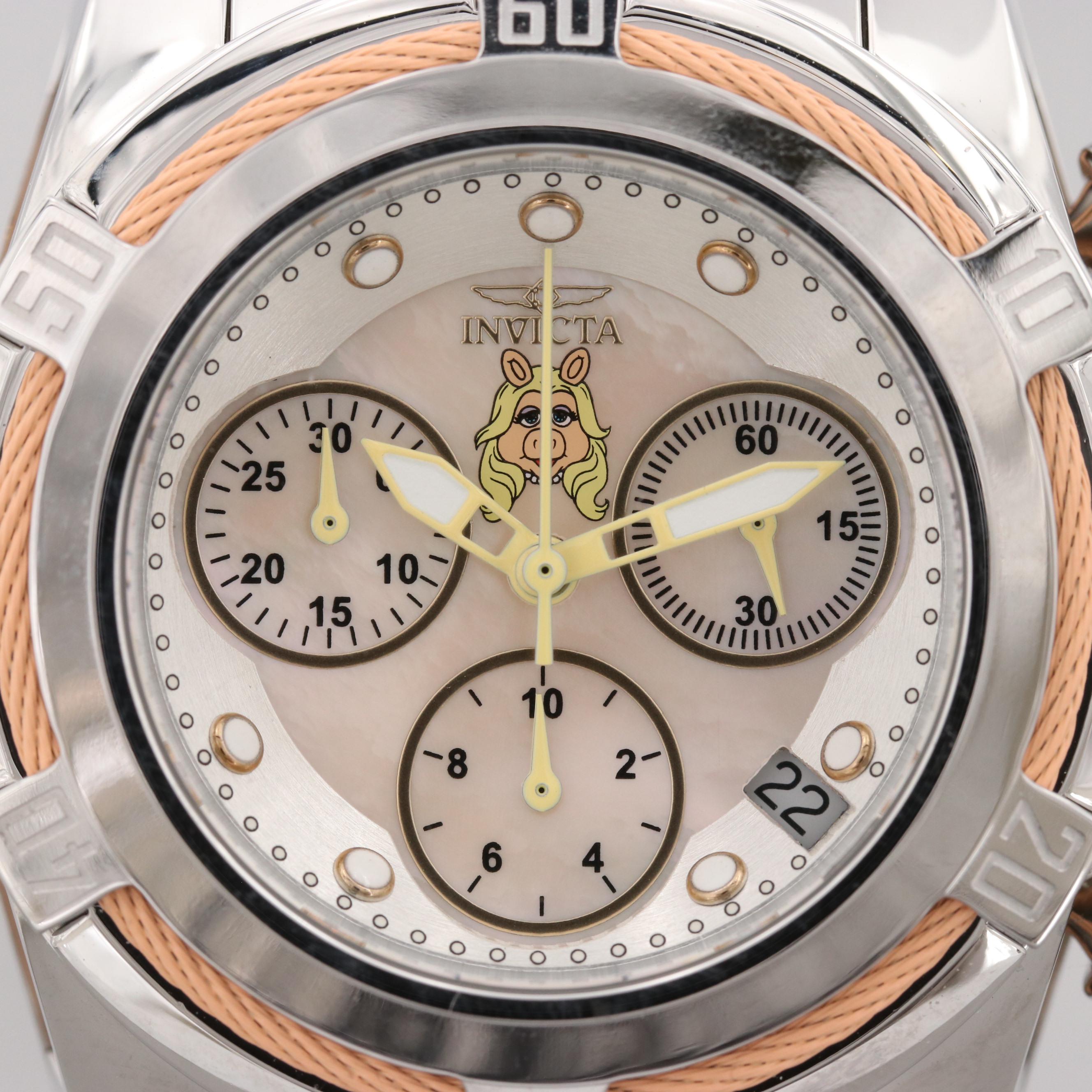 Invicta Bolt Zeus "The Muppets Limited" ST. Steel Quartz Chronograph Watch