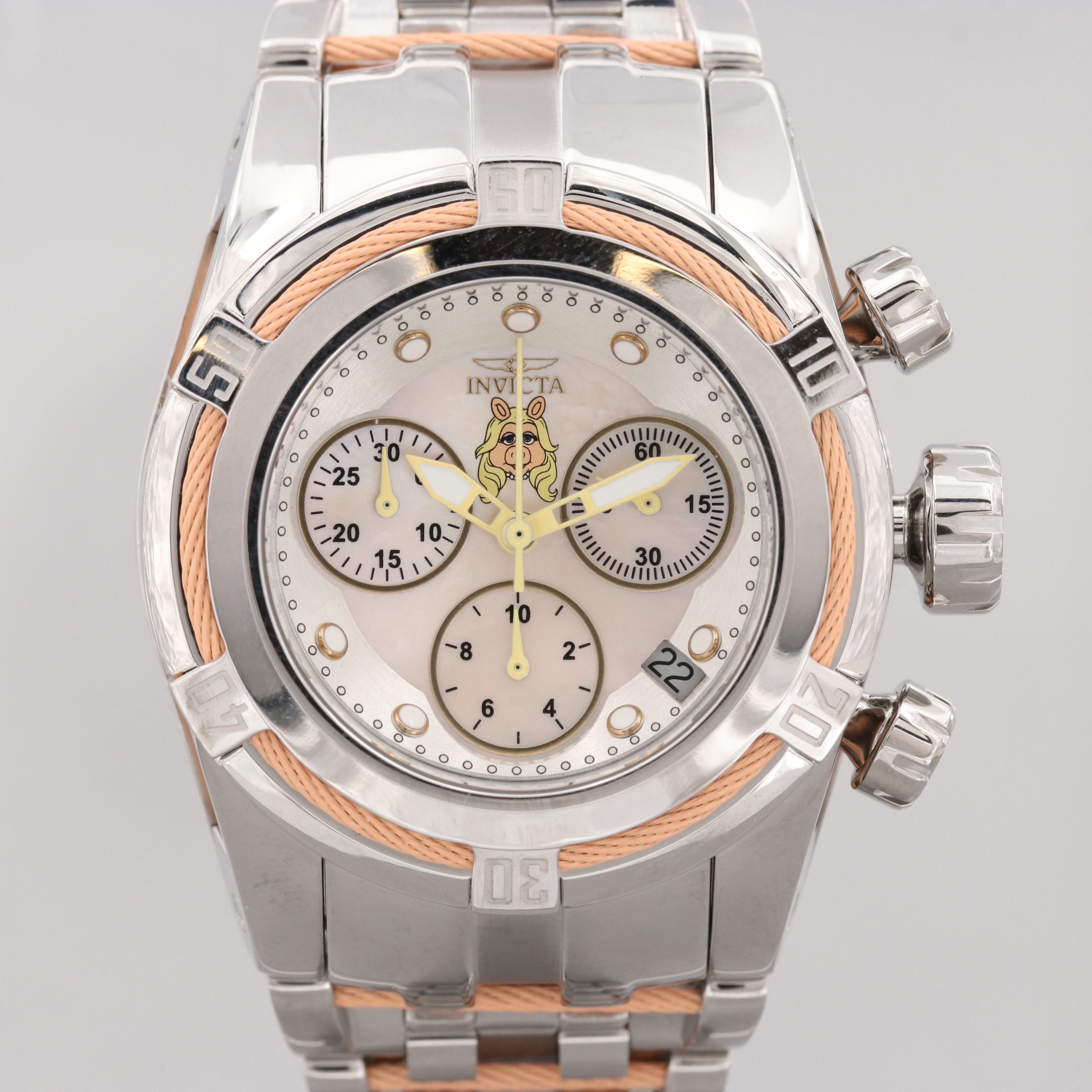 Invicta Bolt Zeus "The Muppets Limited" ST. Steel Quartz Chronograph Watch