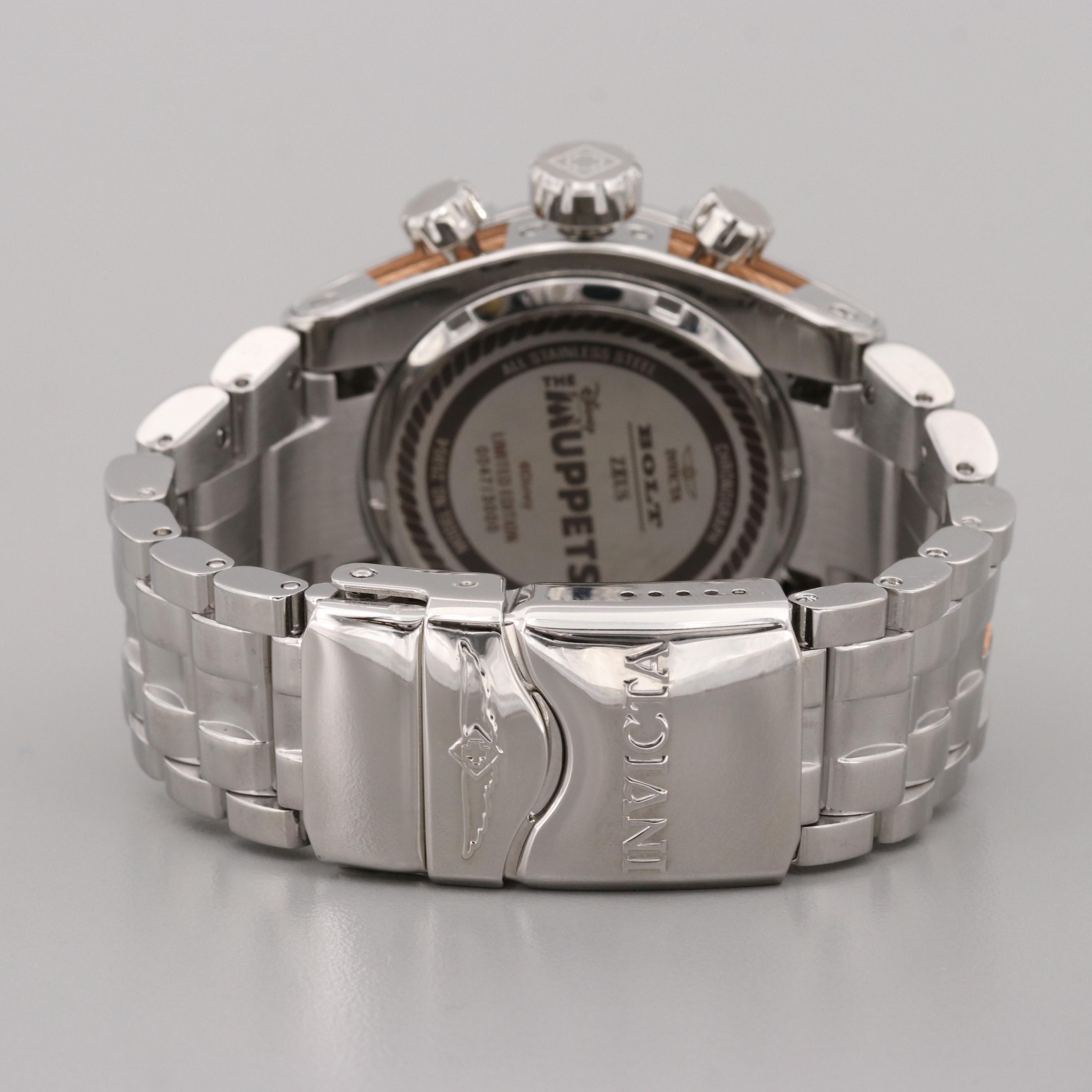 Invicta Bolt Zeus "The Muppets Limited" ST. Steel Quartz Chronograph Watch