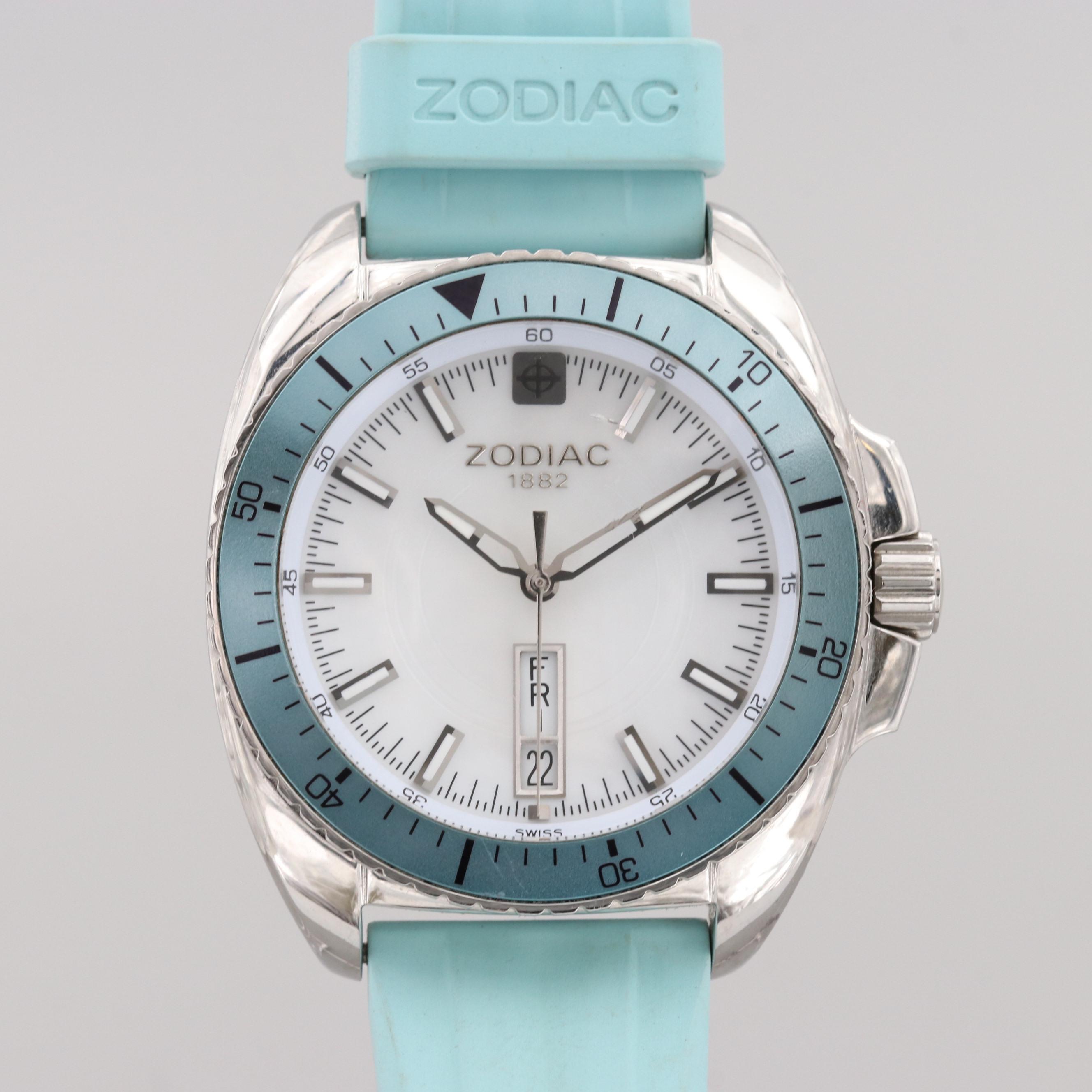 Zodiac Speed Dragon Quartz Watch With Day/Date Window