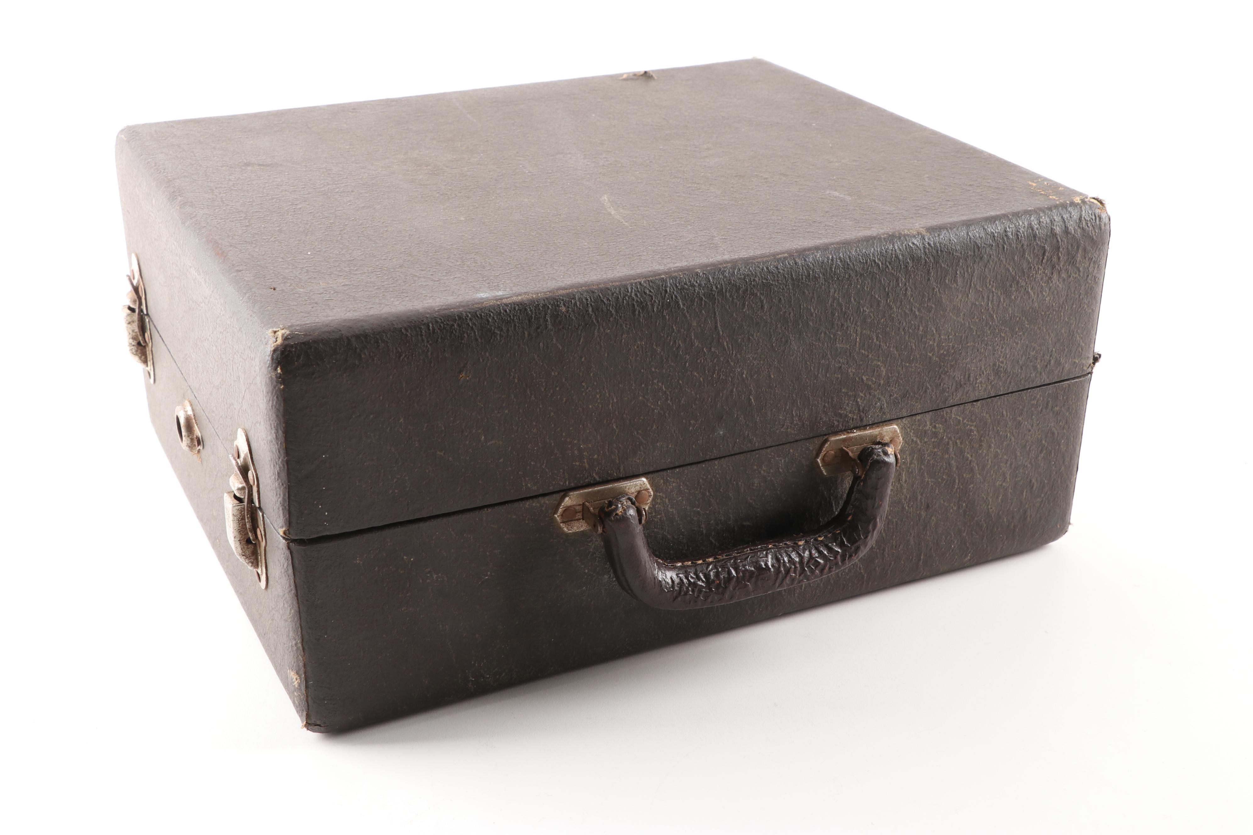 Birch Hand Crank Record Player