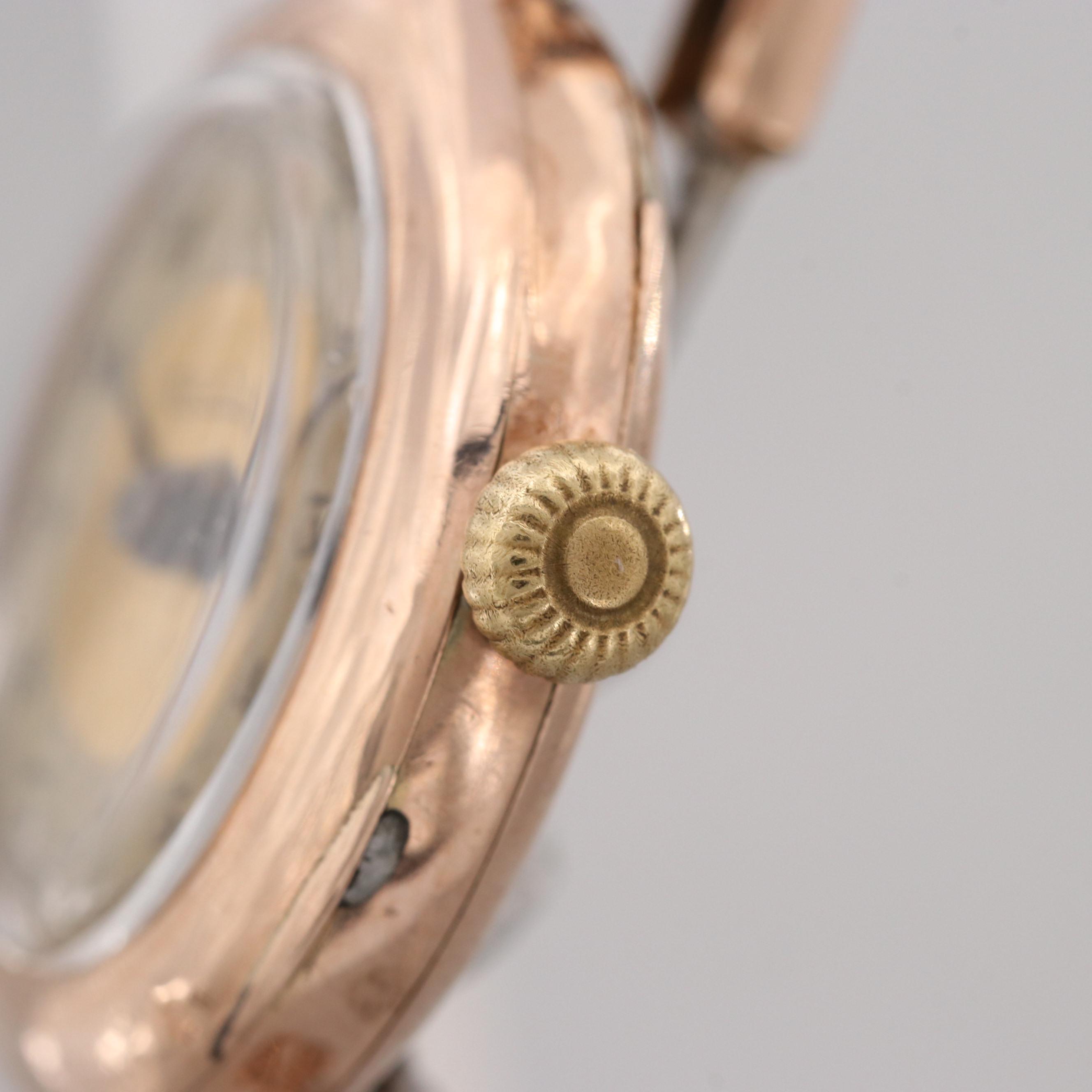 Rolex By Wilsdorf 9K Gold Watch, Early 1900s