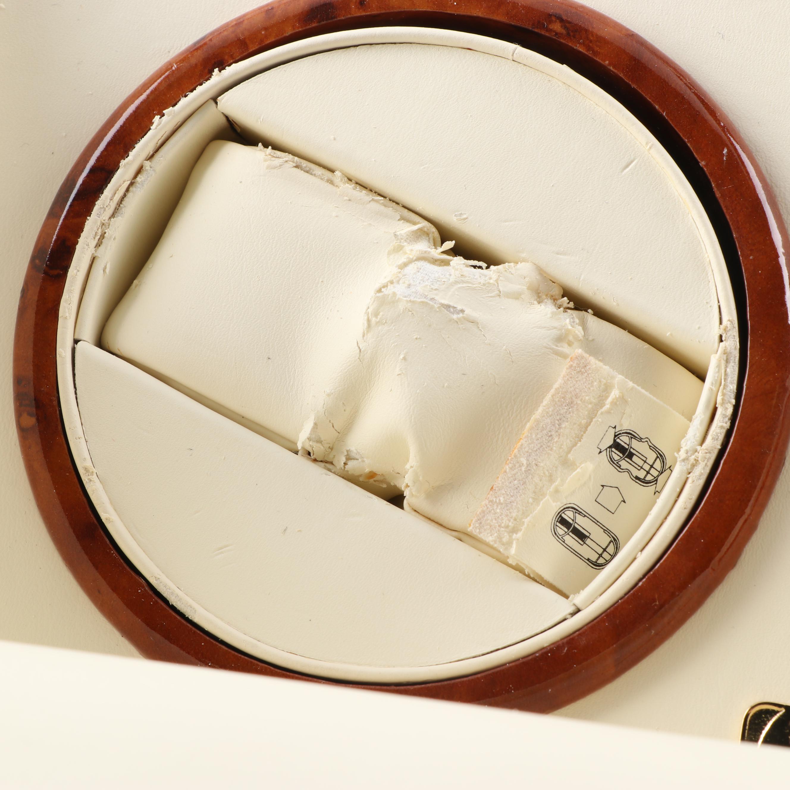 Steinhausen Executive Collection Burl Wood Quad Watch Winder Display