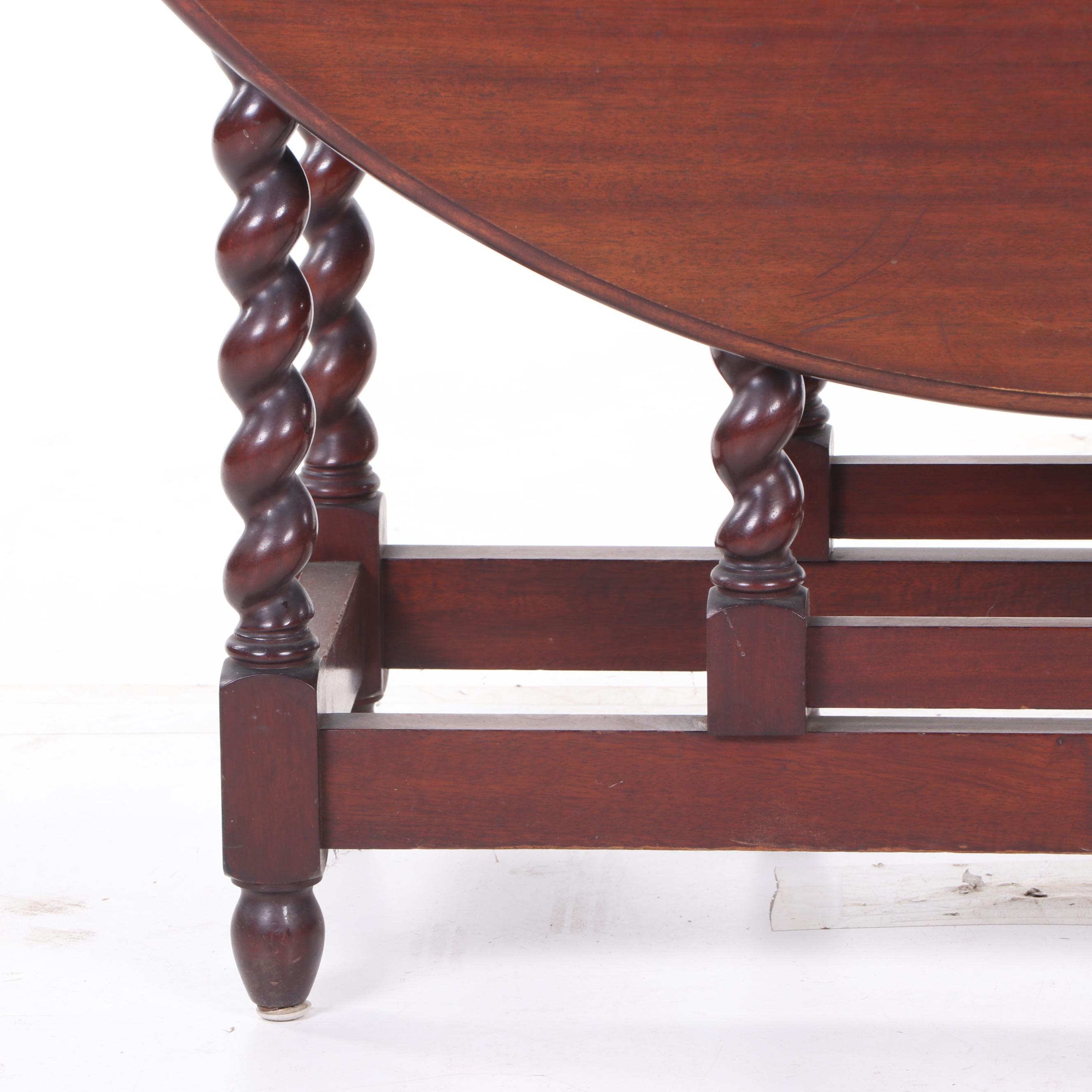 Irving and Casson for A.H Davenport Company Mahogany Drop Leaf Table