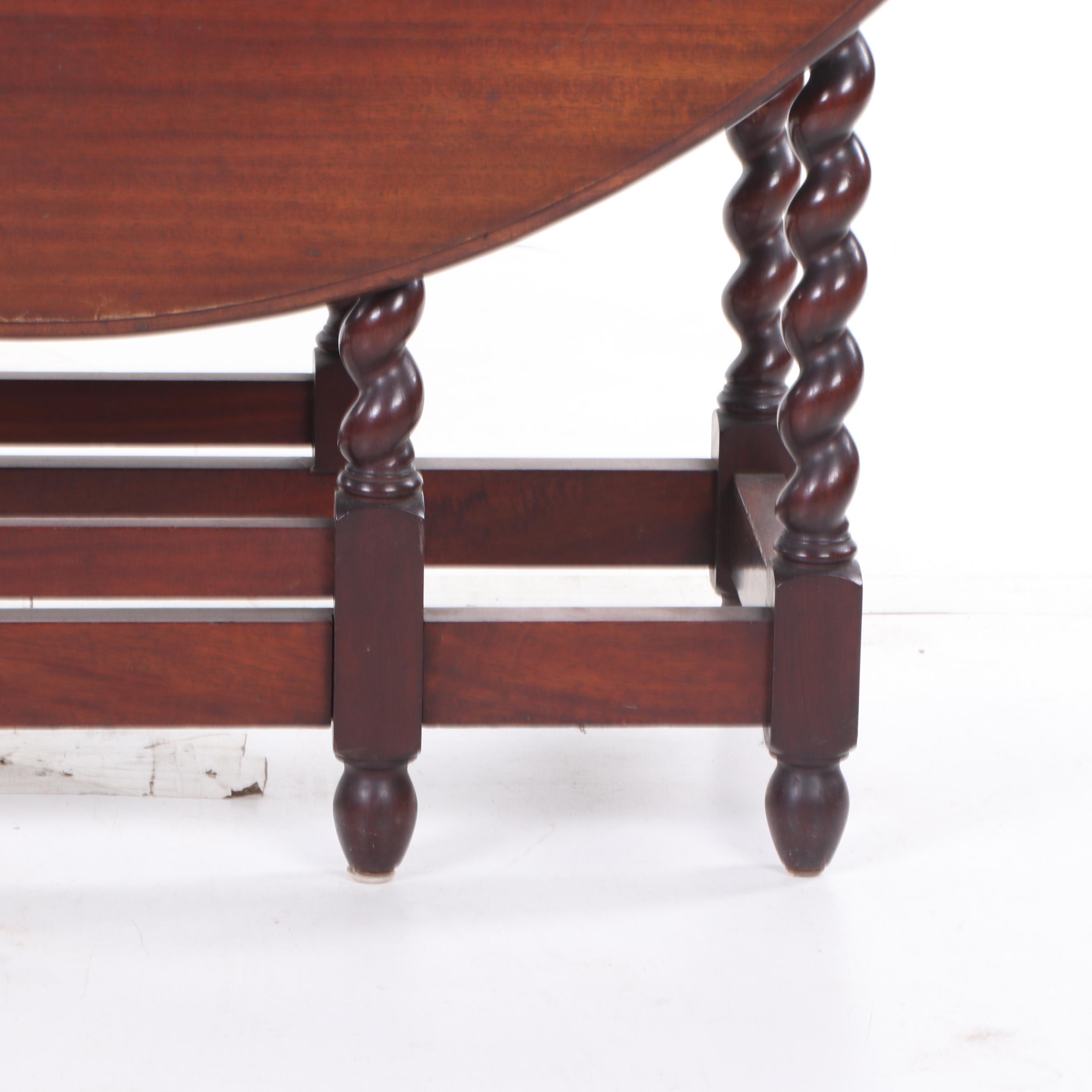 Irving and Casson for A.H Davenport Company Mahogany Drop Leaf Table