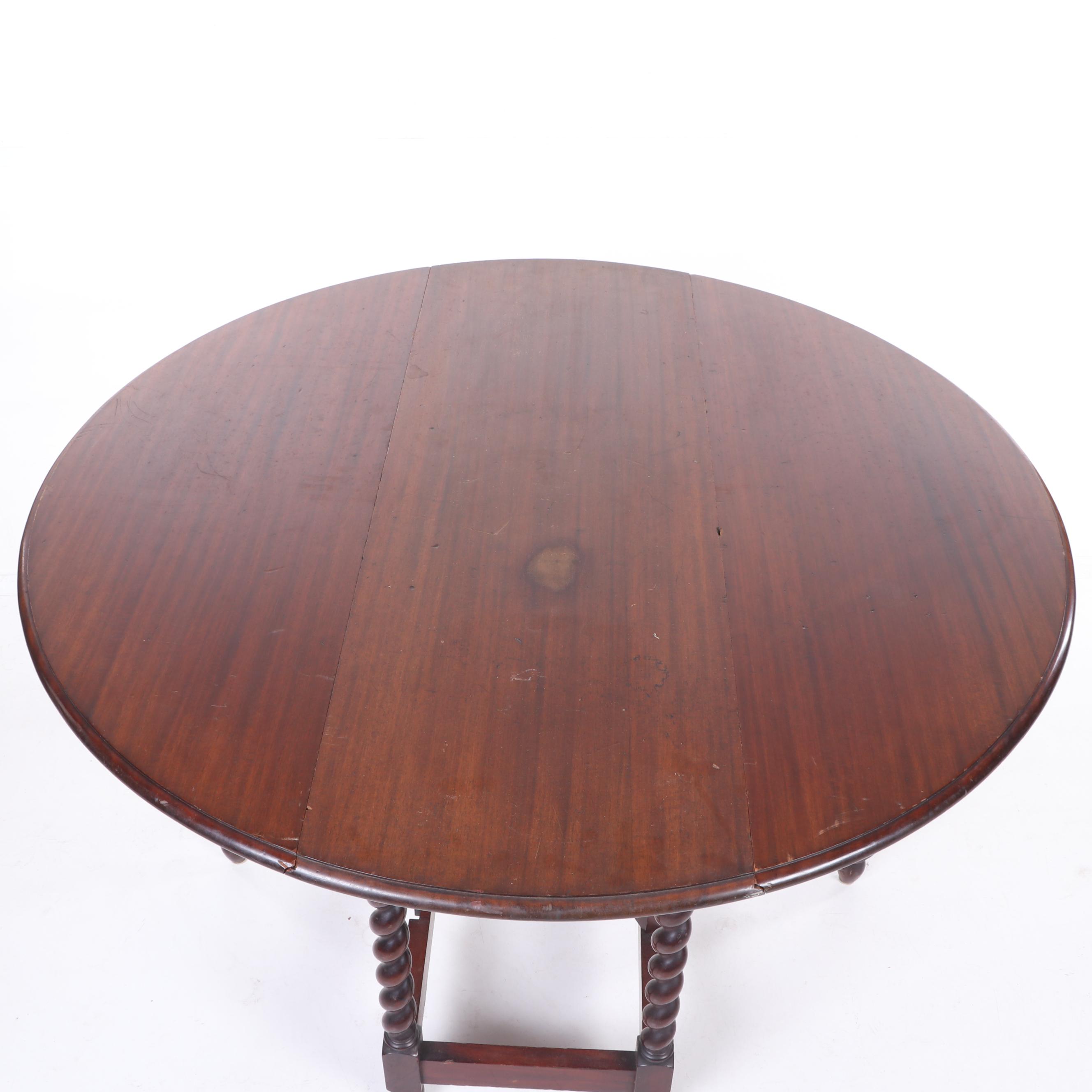Irving and Casson for A.H Davenport Company Mahogany Drop Leaf Table