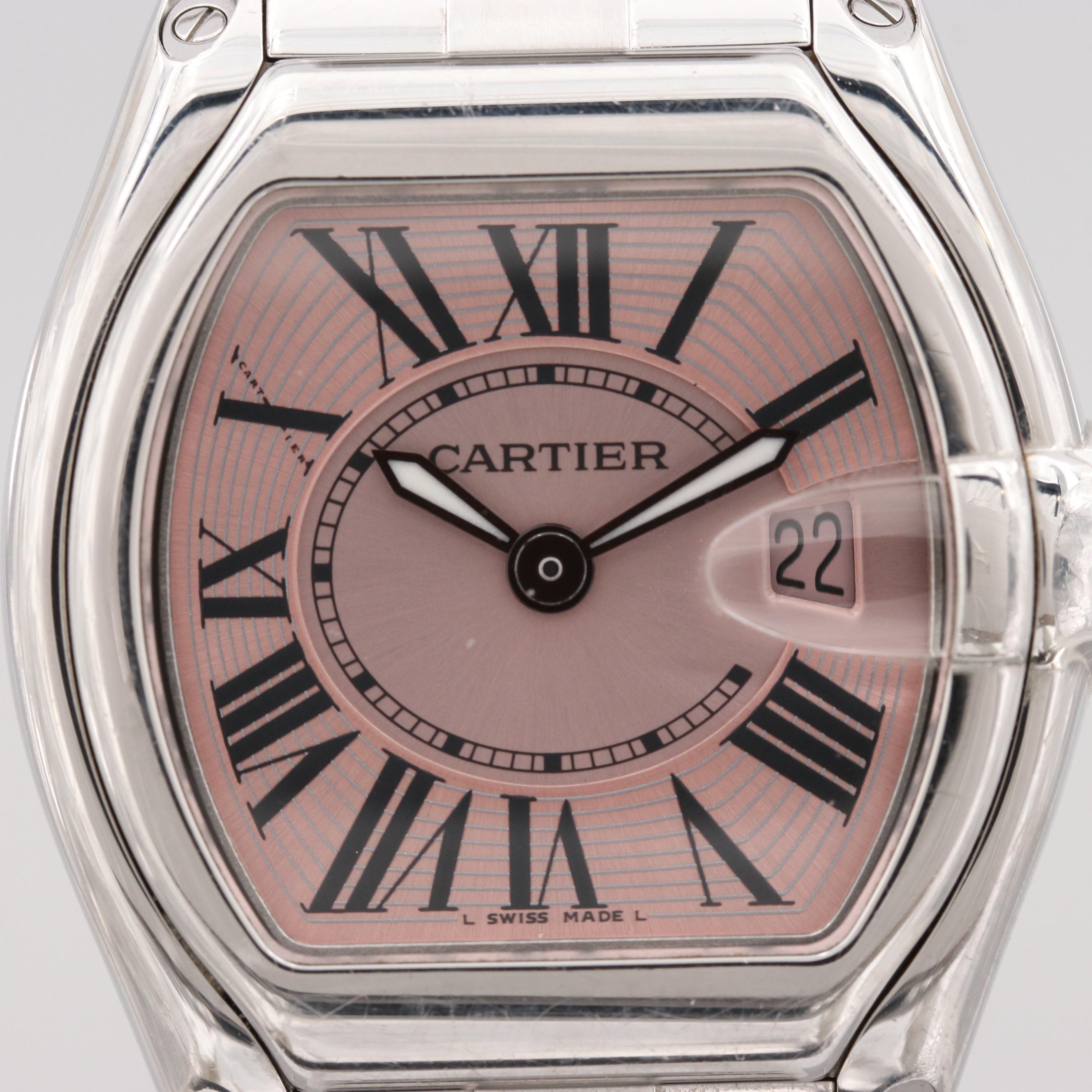 Cartier Roadster Stainless Steel Quartz Watch