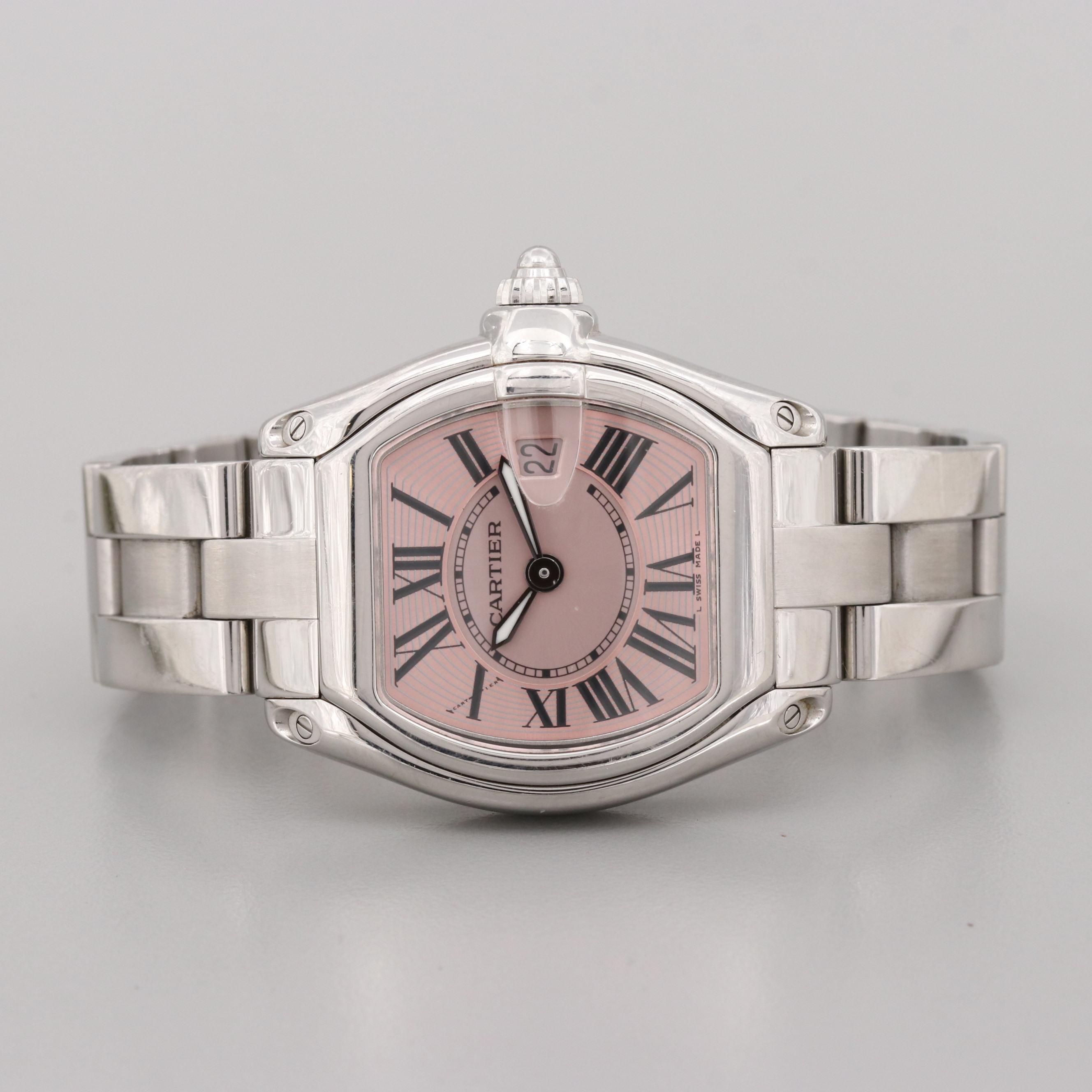Cartier Roadster Stainless Steel Quartz Watch