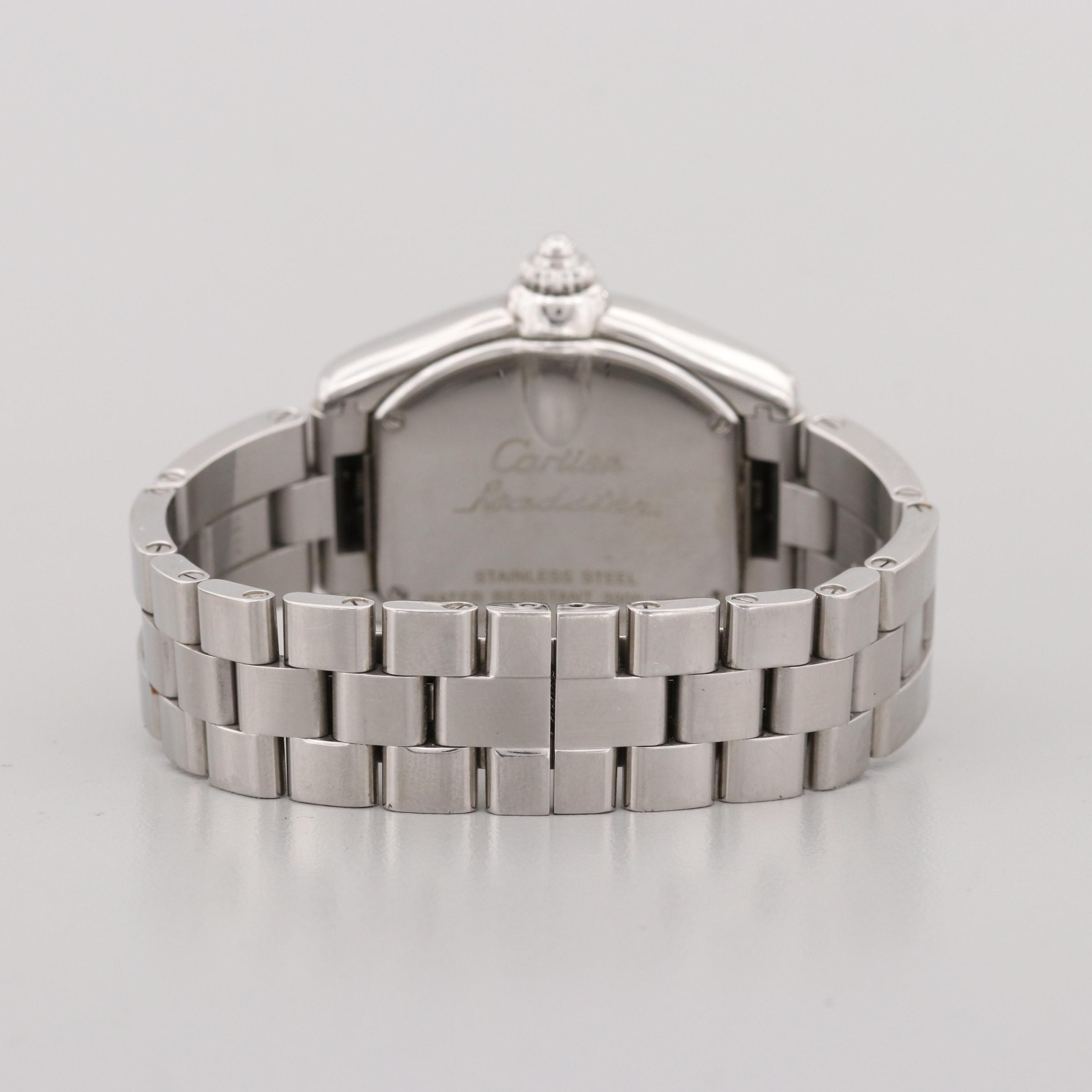 Cartier Roadster Stainless Steel Quartz Watch