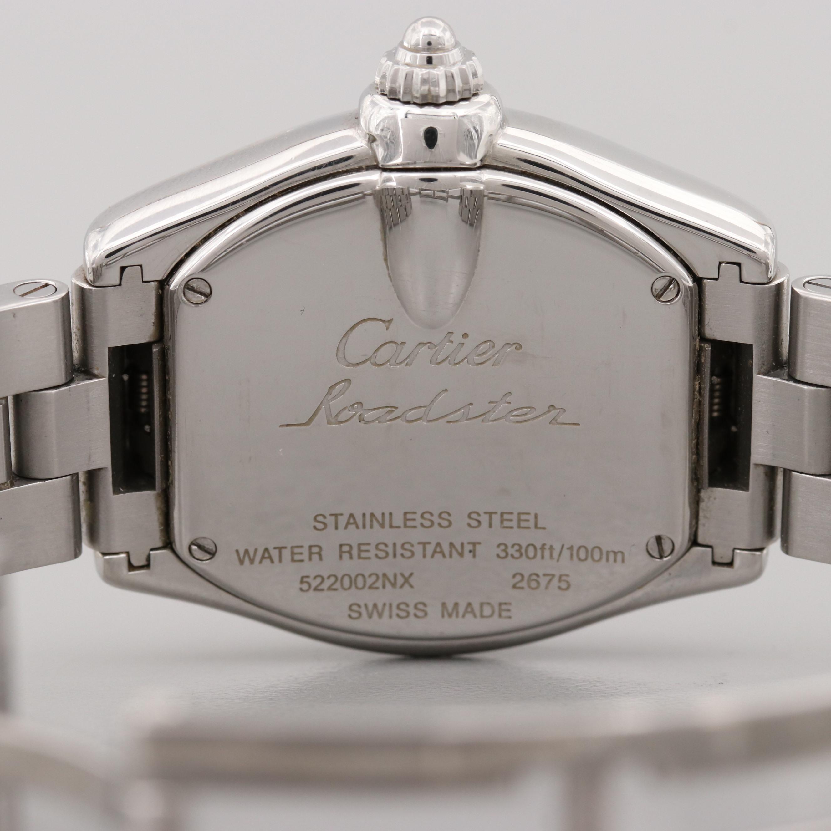 Cartier Roadster Stainless Steel Quartz Watch