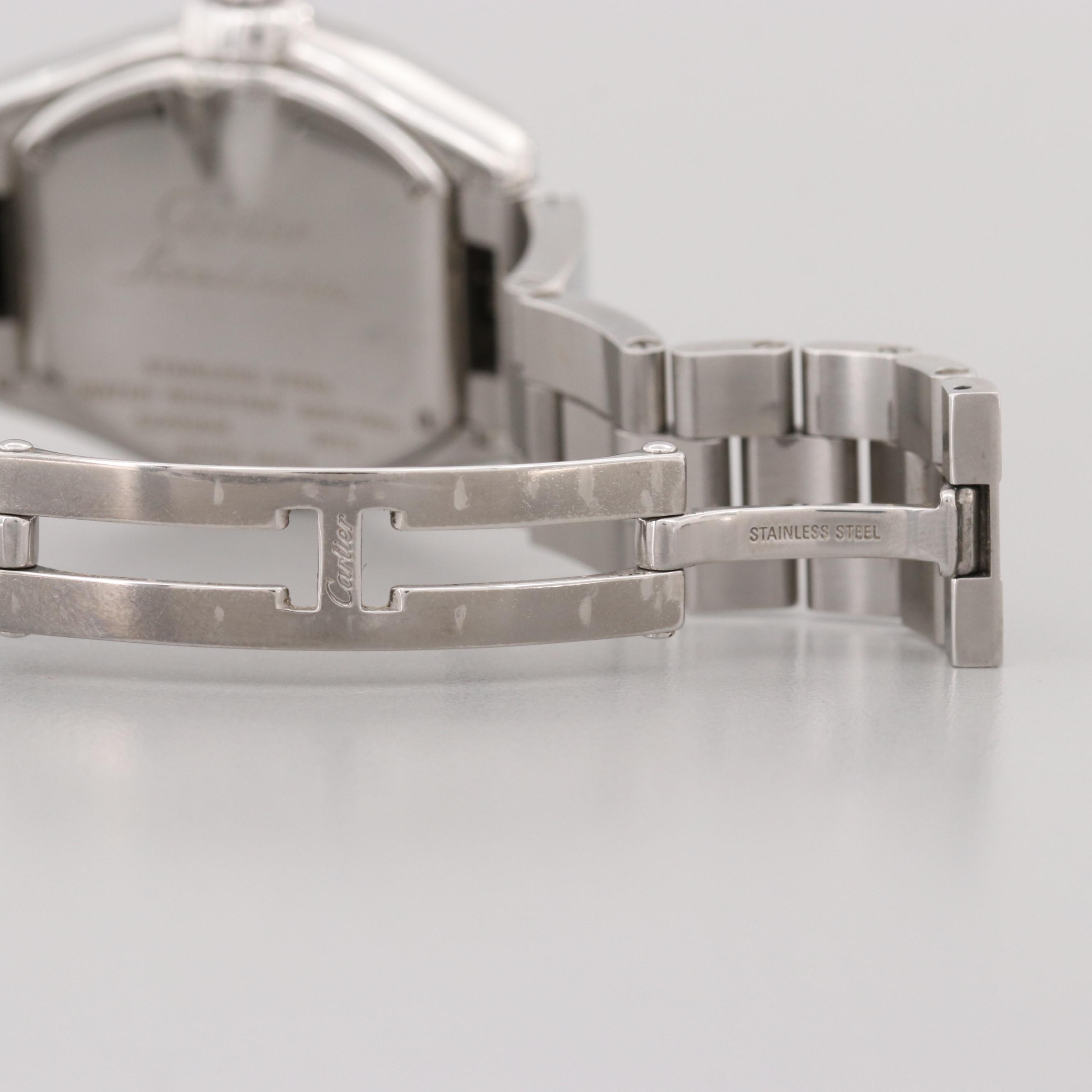 Cartier Roadster Stainless Steel Quartz Watch