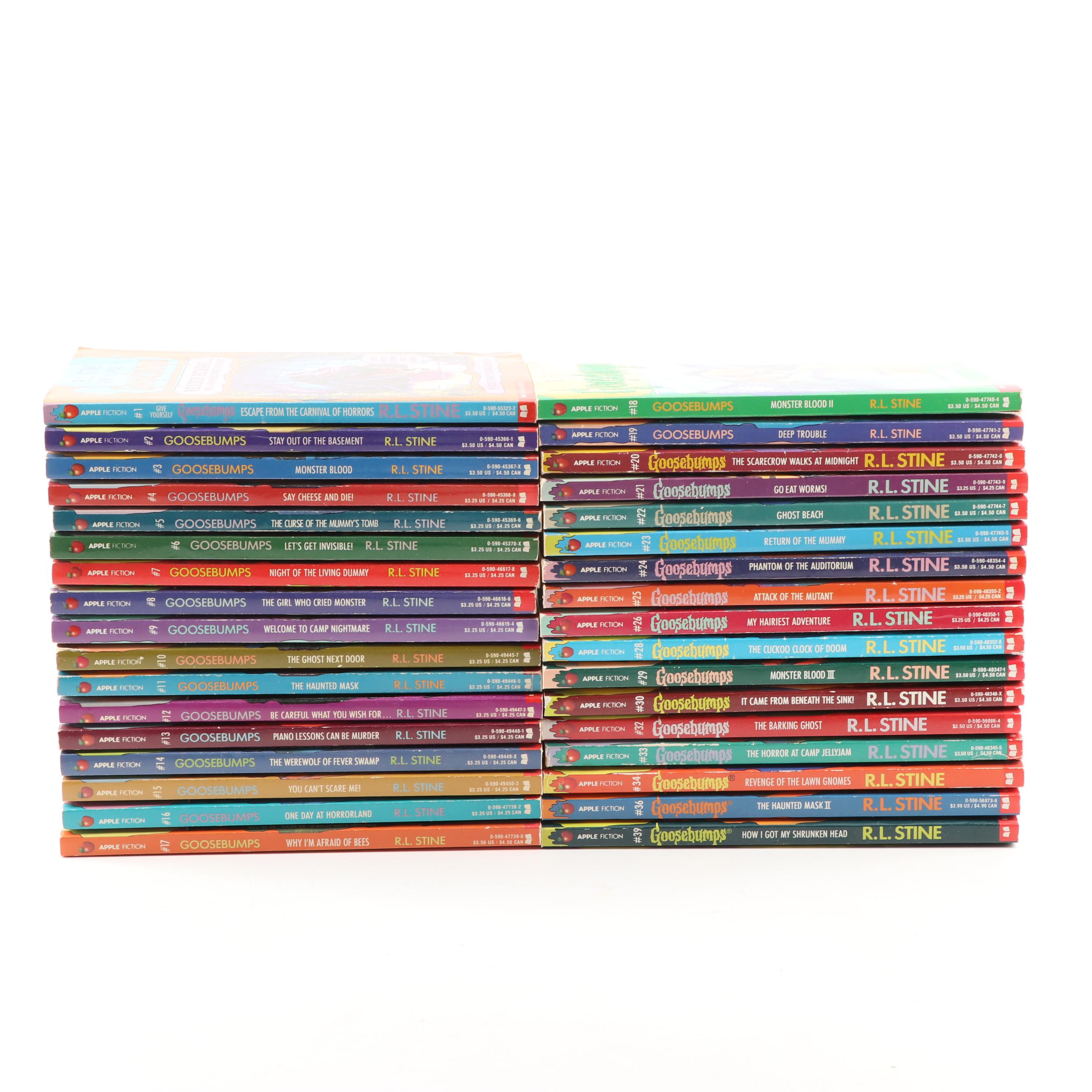 "Goosebumps" Books by R.L. Stine