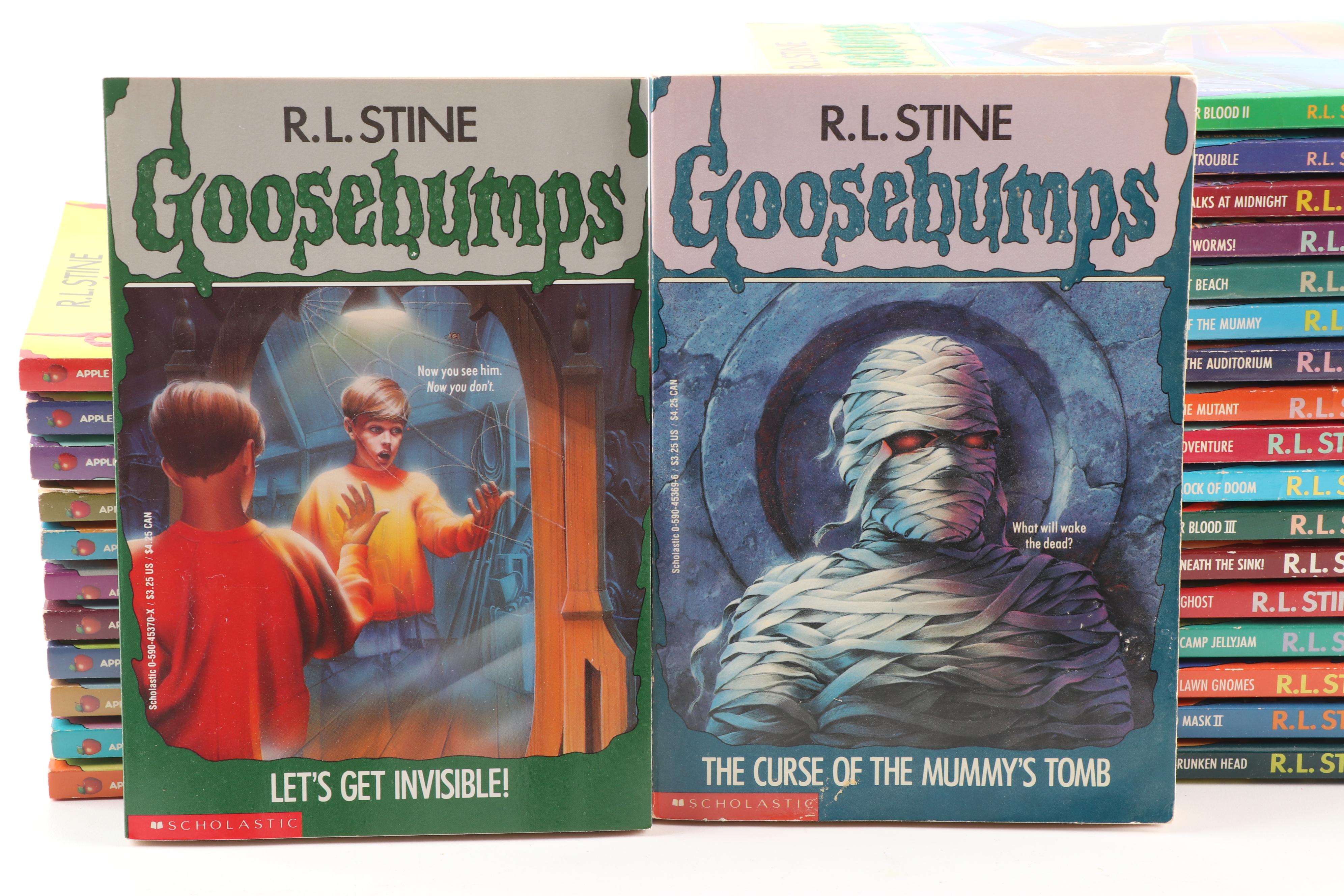 "Goosebumps" Books by R.L. Stine