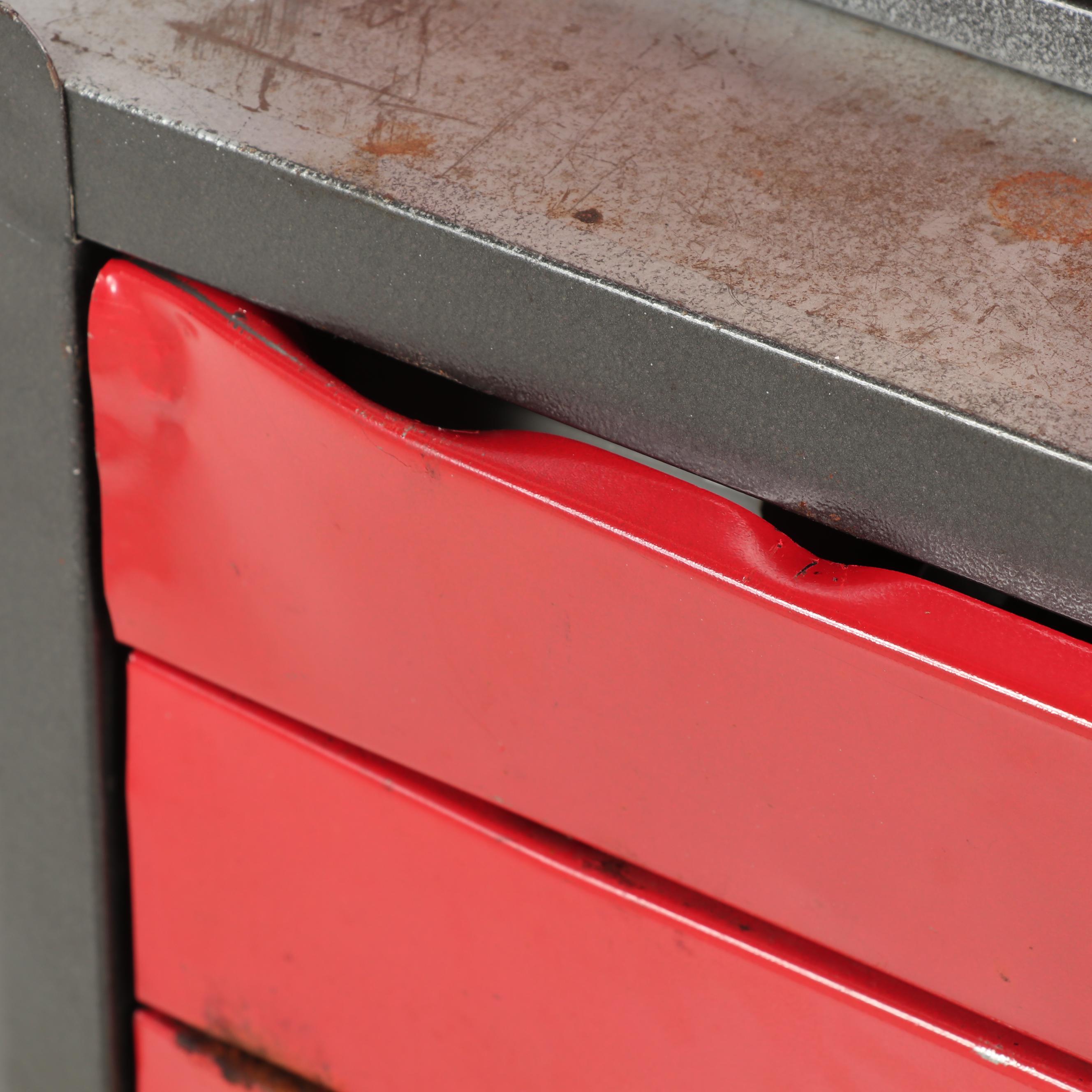 Two Montgomery Ward "Powr Kraft" Tool Chests with Assorted Tools