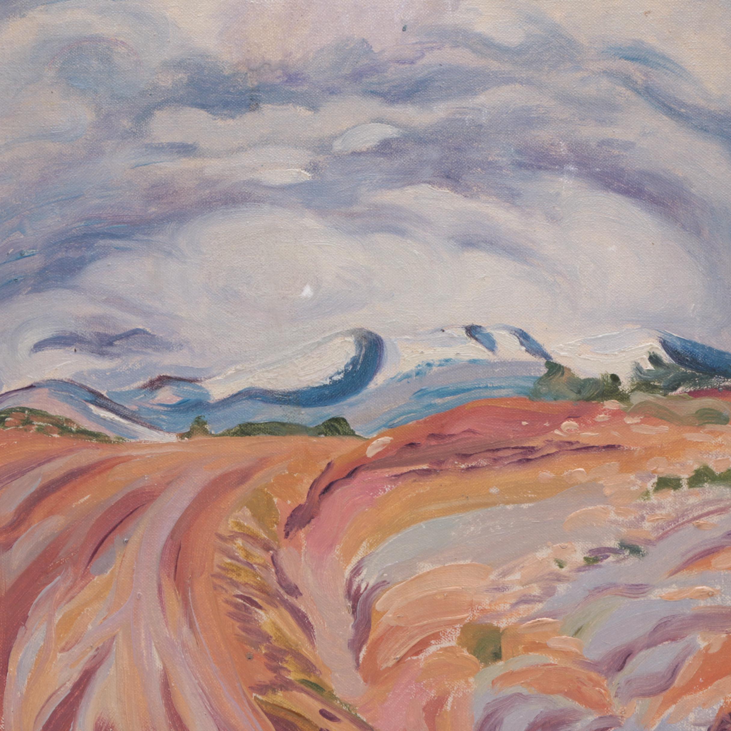 Blanca Will Abstract Landscape Oil Painting