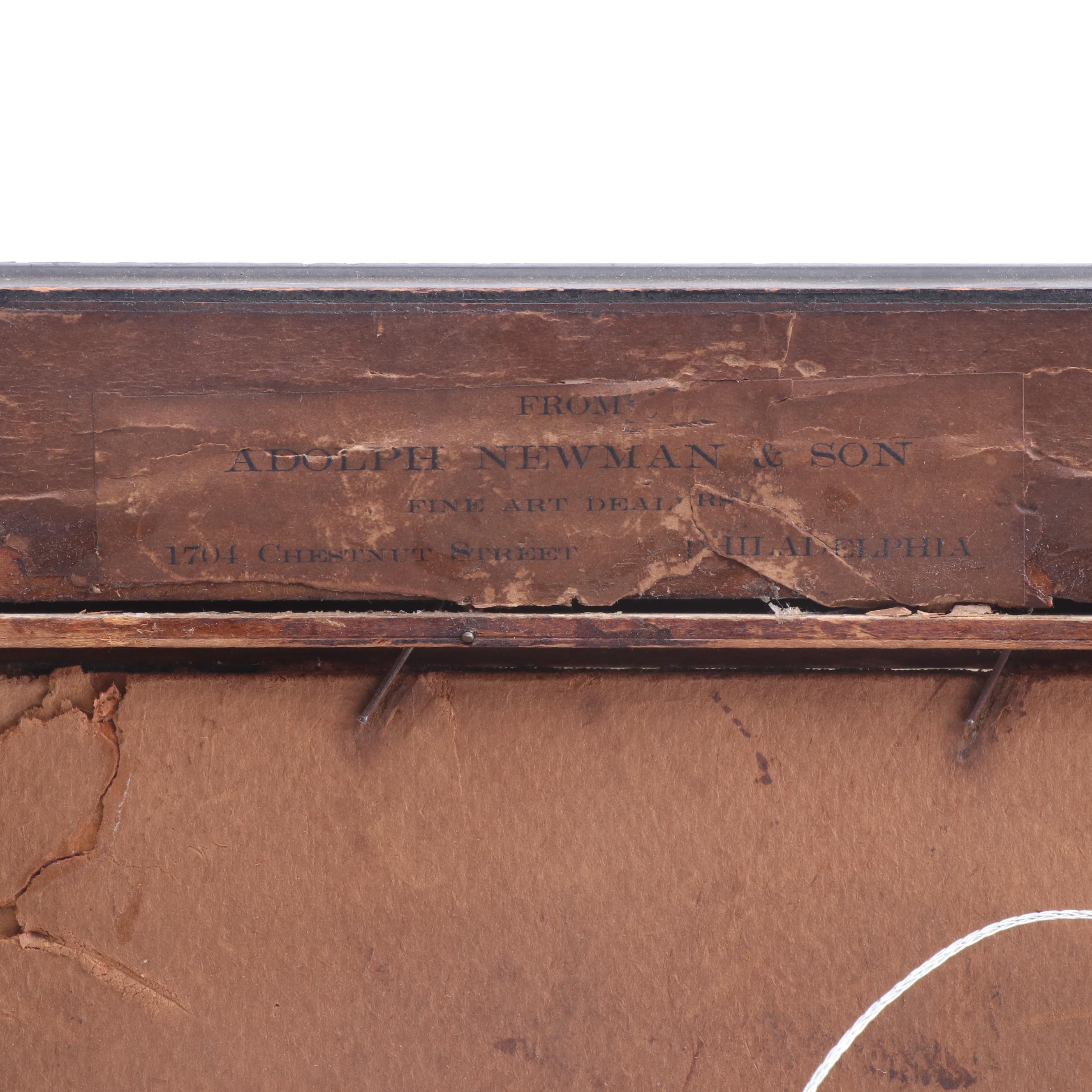 Modest Urgell Oil Painting Evening Street Scene