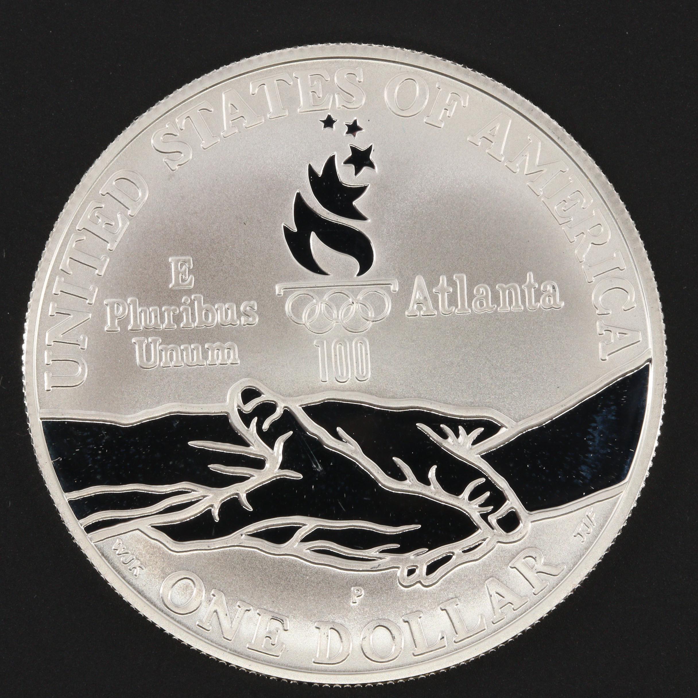 U.S. Olympic Coins of the Atlanta Centennial Olympic Games Eight Coin Proof Set