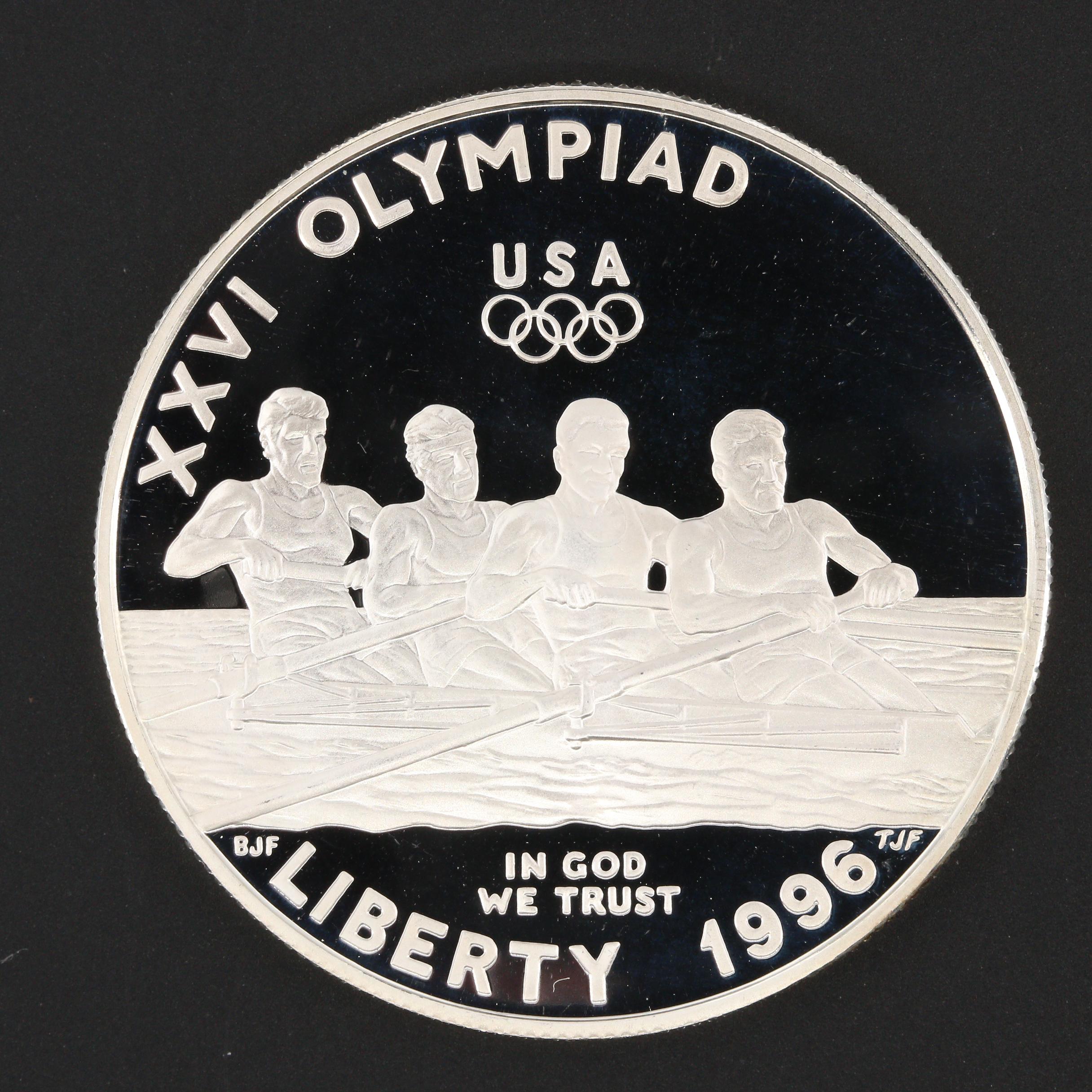 U.S. Olympic Coins of the Atlanta Centennial Olympic Games Eight Coin Proof Set