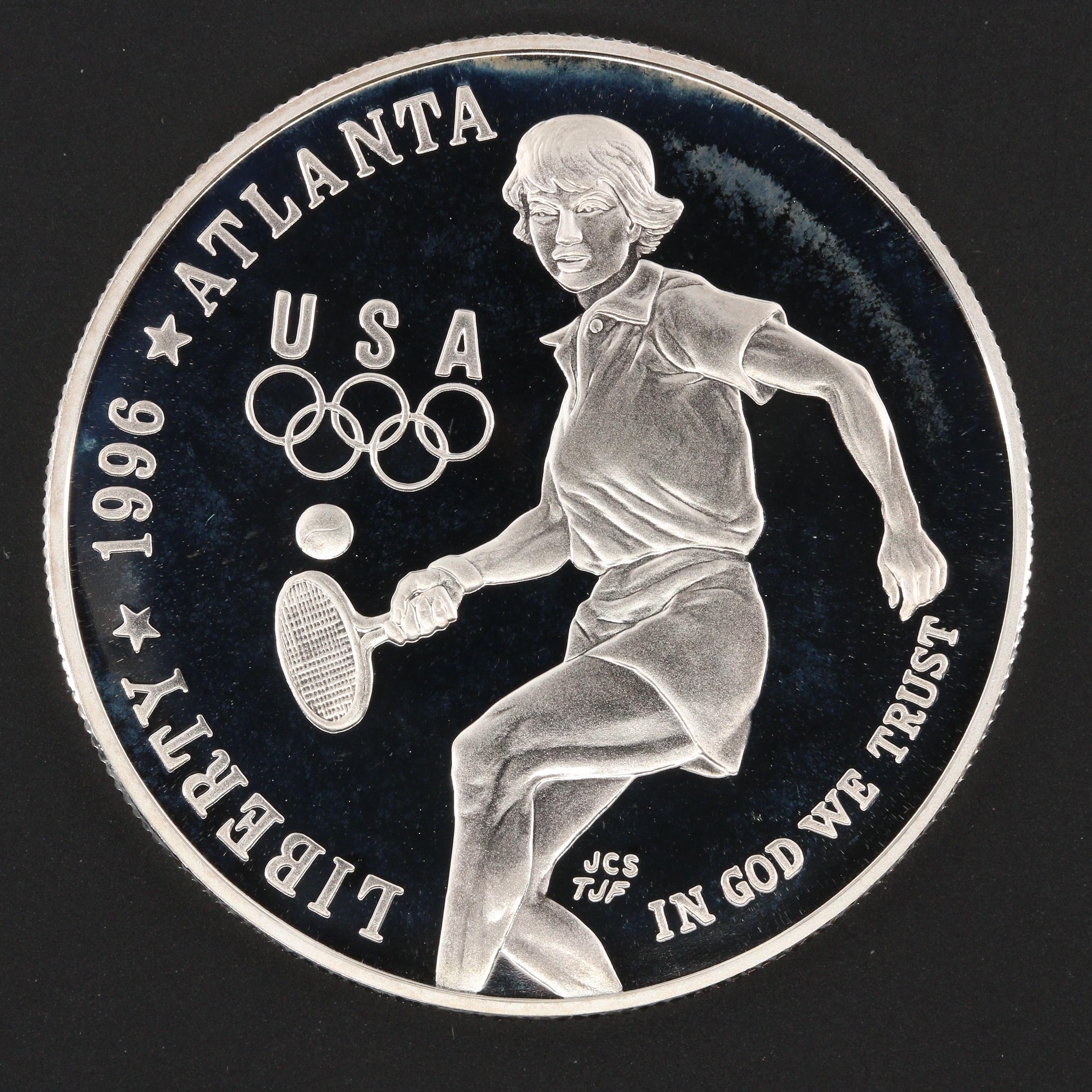 U.S. Olympic Coins of the Atlanta Centennial Olympic Games Eight Coin Proof Set