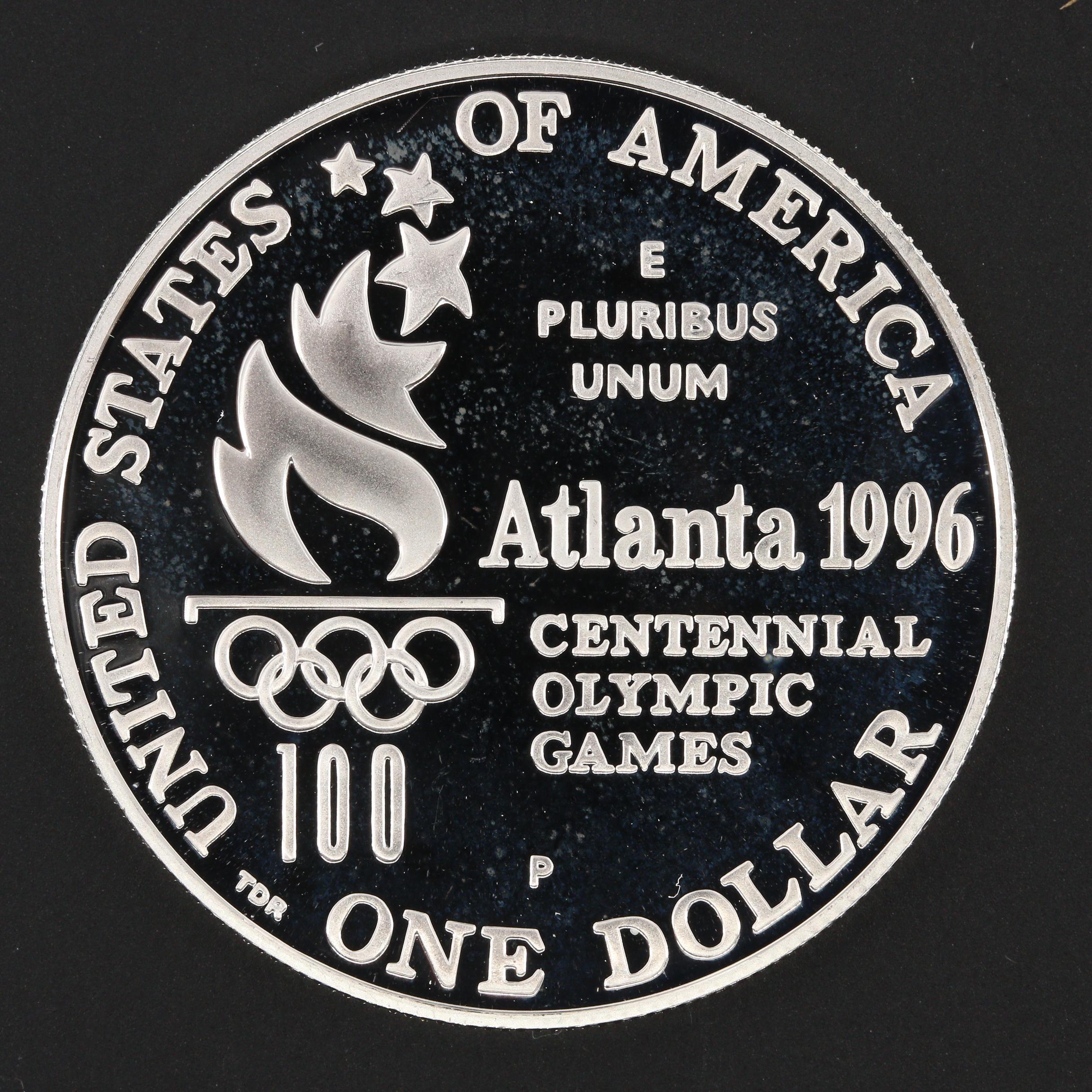 U.S. Olympic Coins of the Atlanta Centennial Olympic Games Eight Coin Proof Set