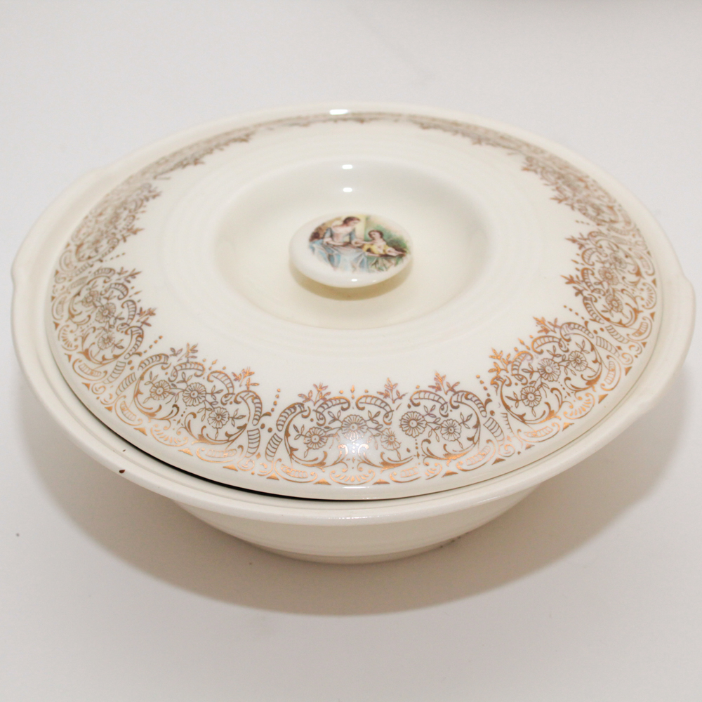 American Limoges 22K Gold "China d'Or" Dinnerware, 1940s