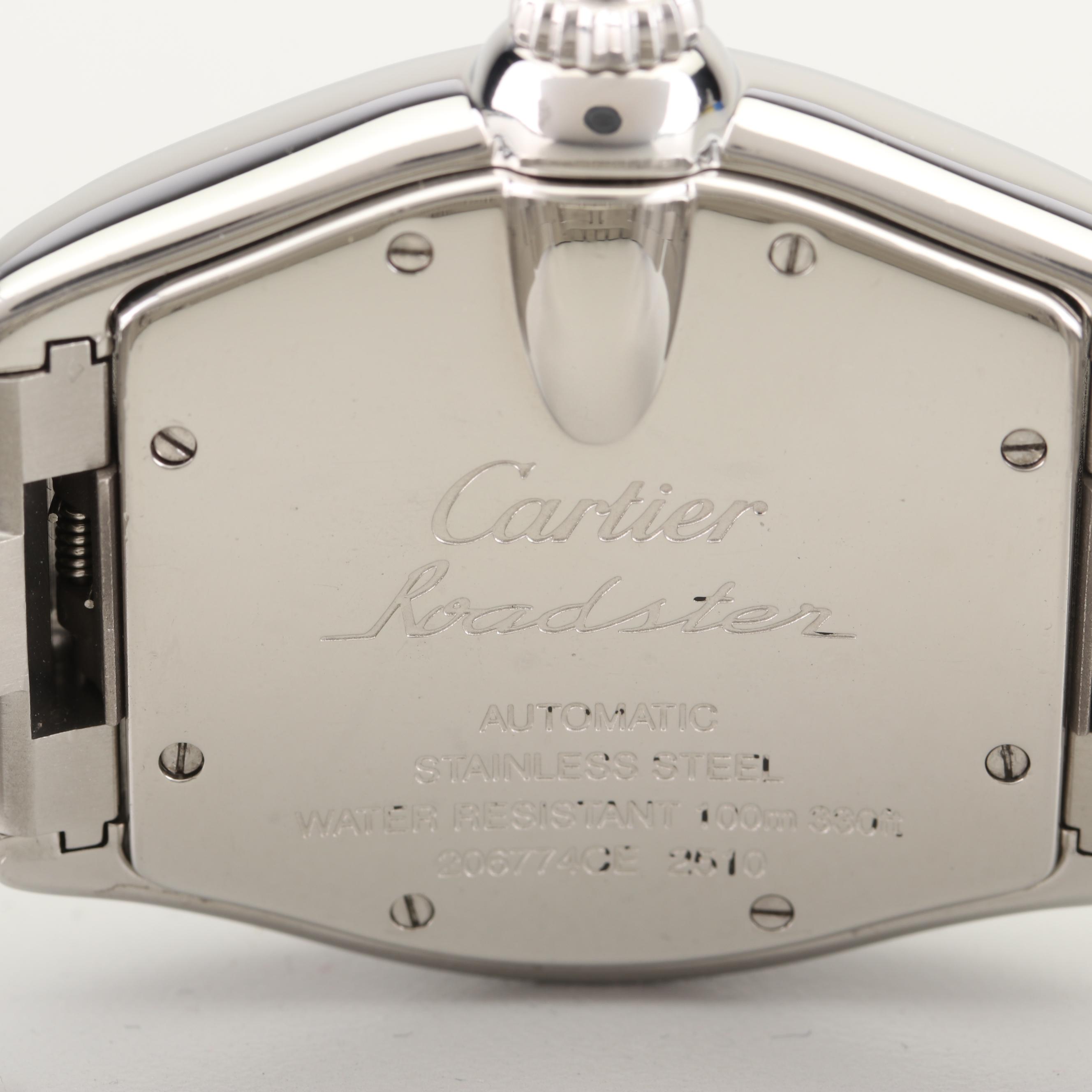 Cartier "Roadster" Stainless Steel Watch
