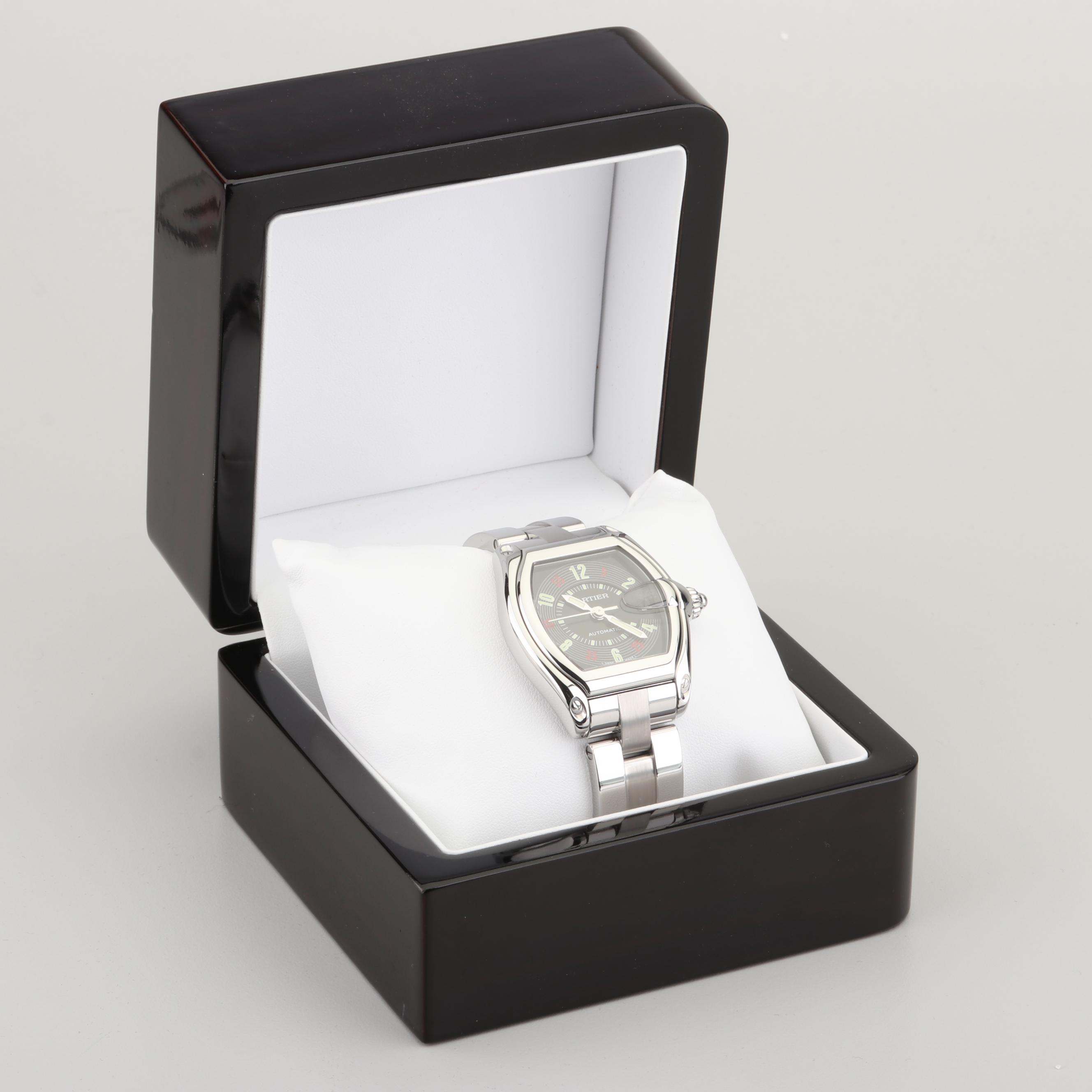 Cartier "Roadster" Stainless Steel Watch