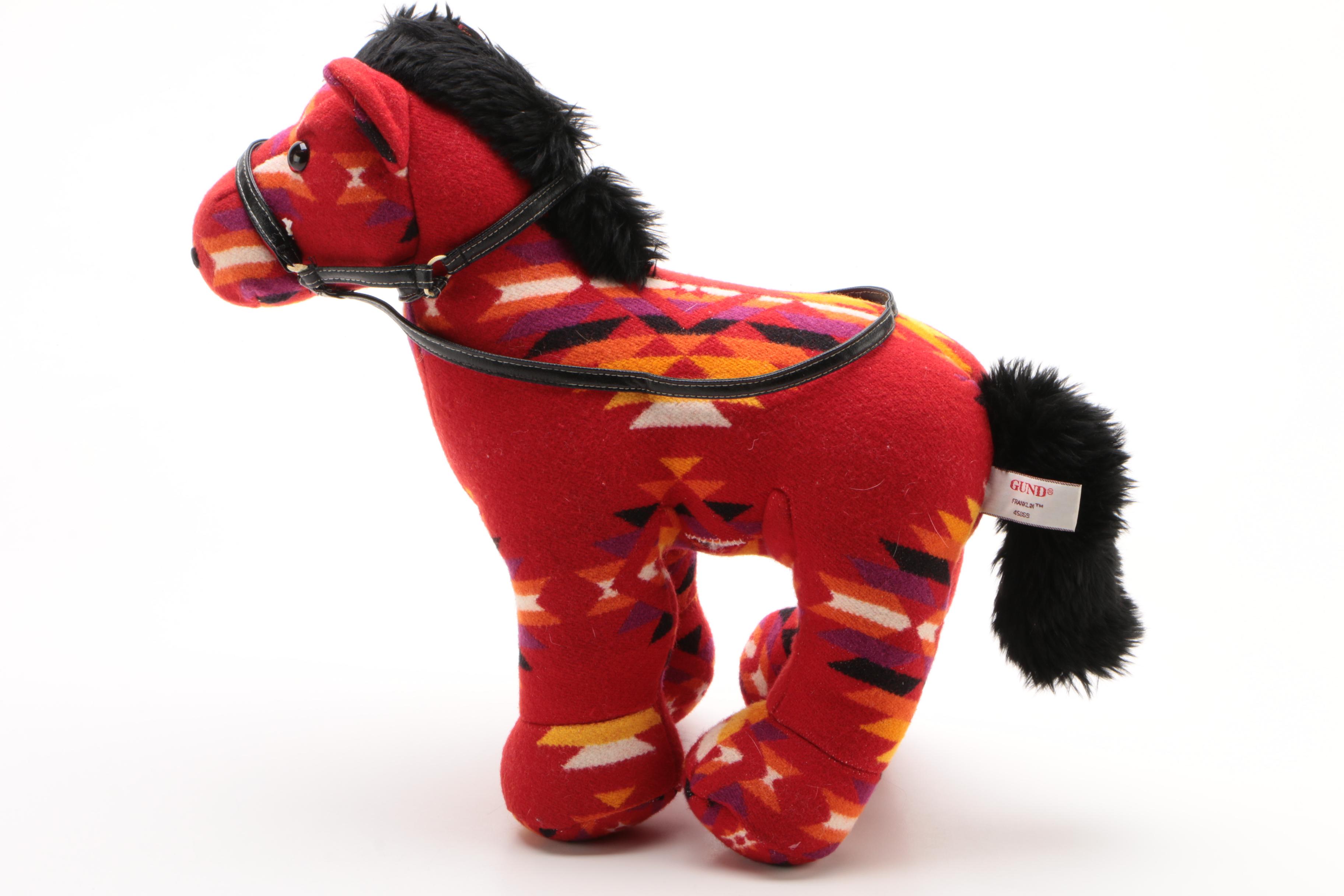 Gund Pendleton Stuffed Wool Horse