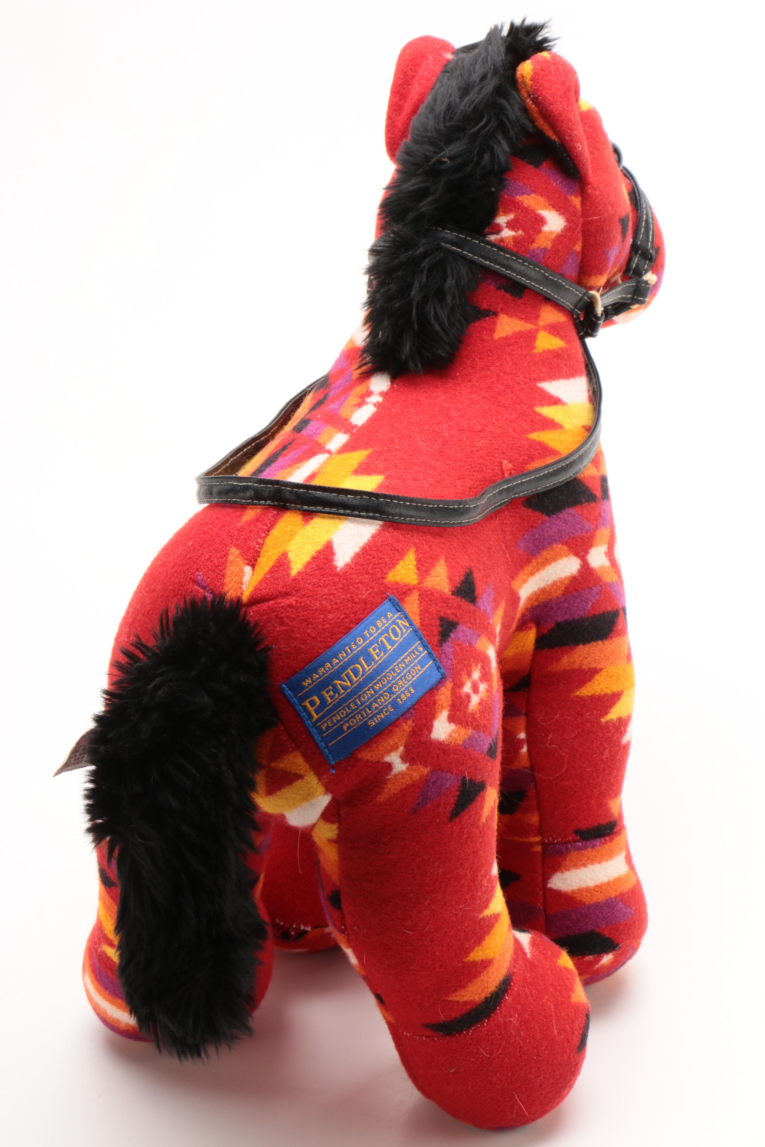 Gund Pendleton Stuffed Wool Horse