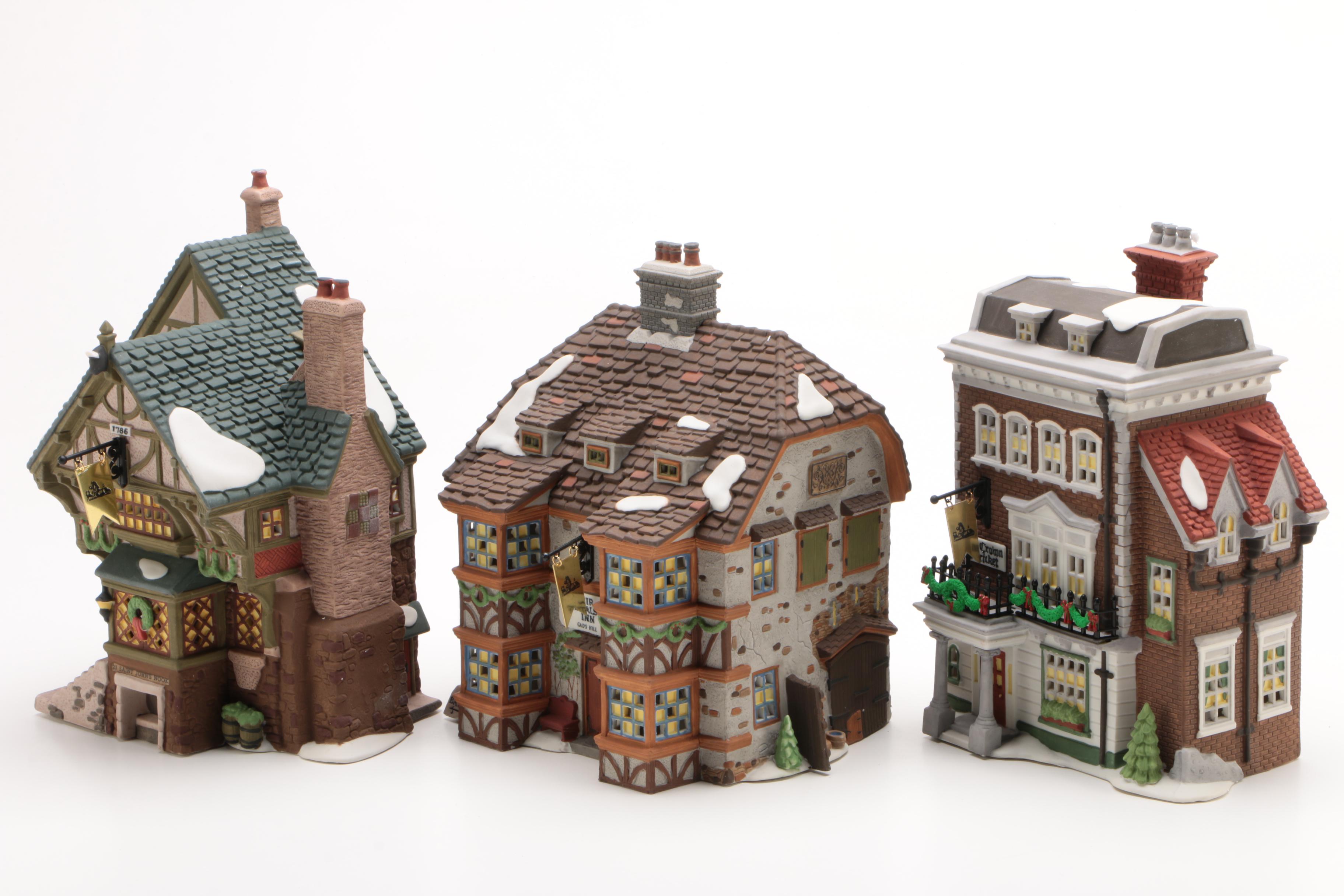Limited Edition Department 56 "Dickens' Village" Series Buildings