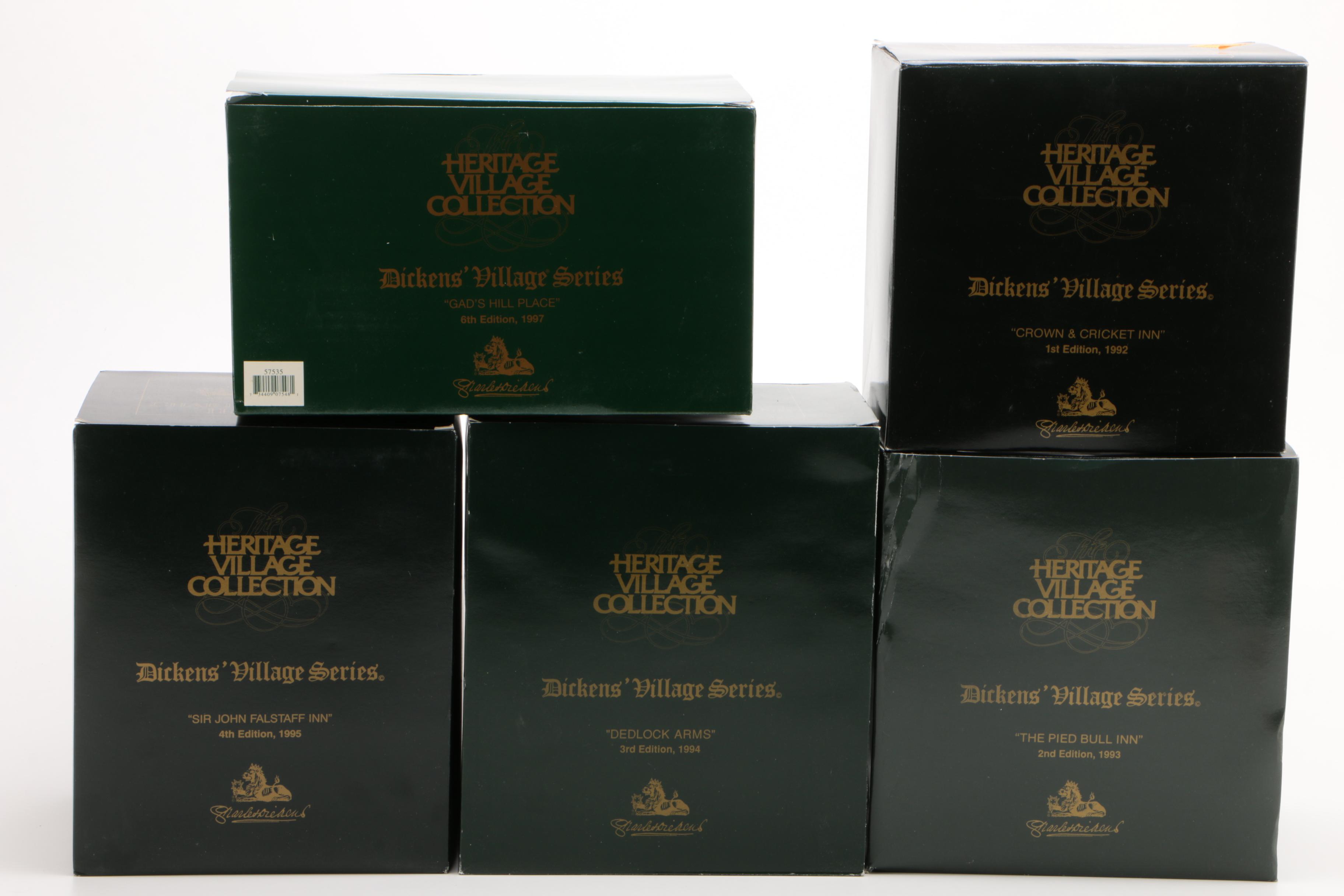 Limited Edition Department 56 "Dickens' Village" Series Buildings