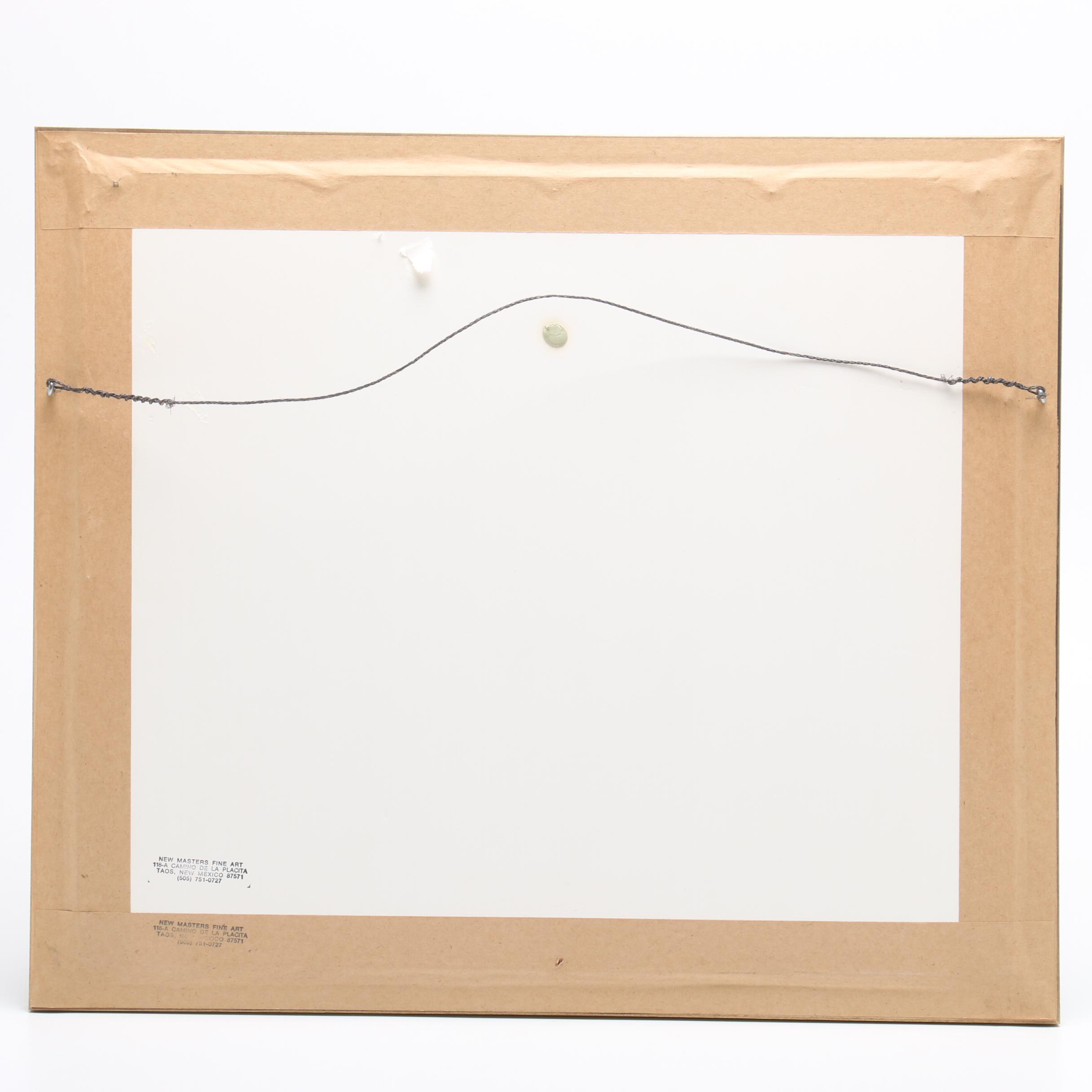 Sandra Place Pastel Drawing "Canyon Road Colors"