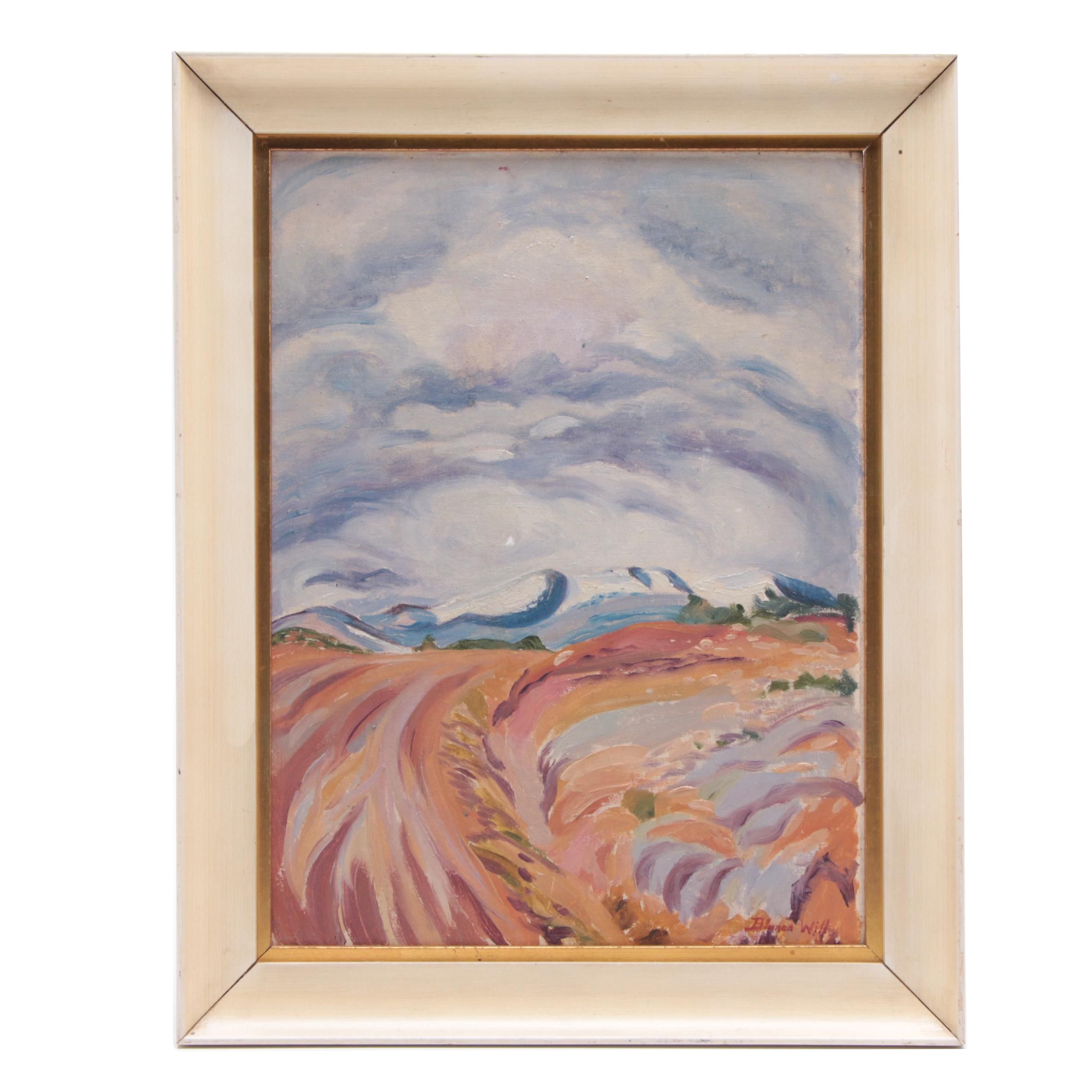 Blanca Will Abstract Landscape Oil Painting